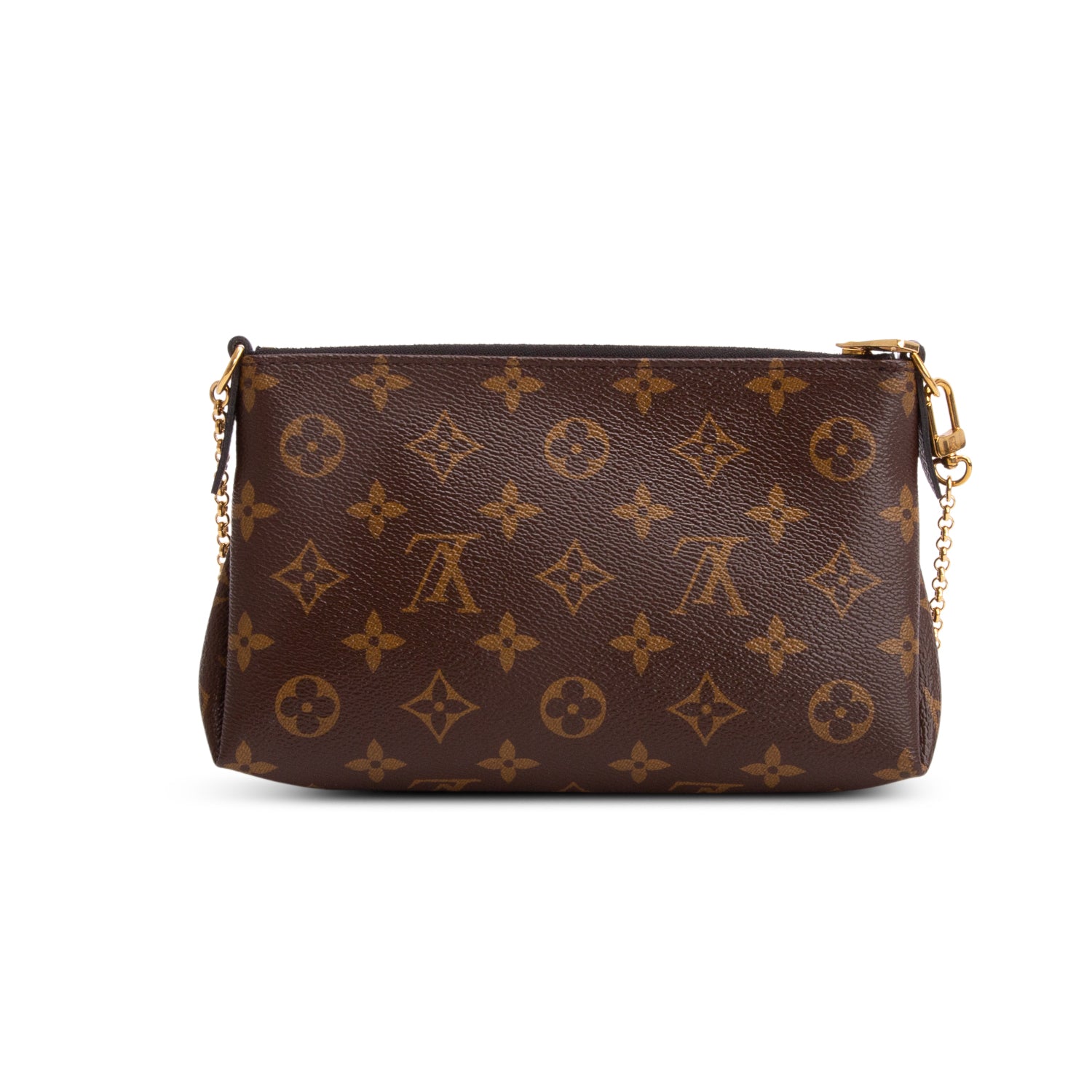 Louis Vuitton Monogram Pallas Clutch w/ Straps