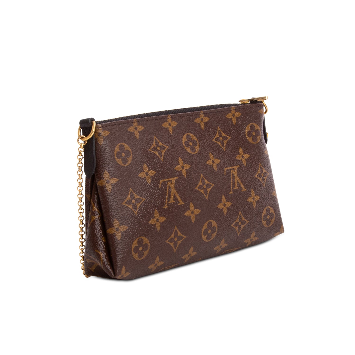 Louis Vuitton Monogram Pallas Clutch w/ Straps