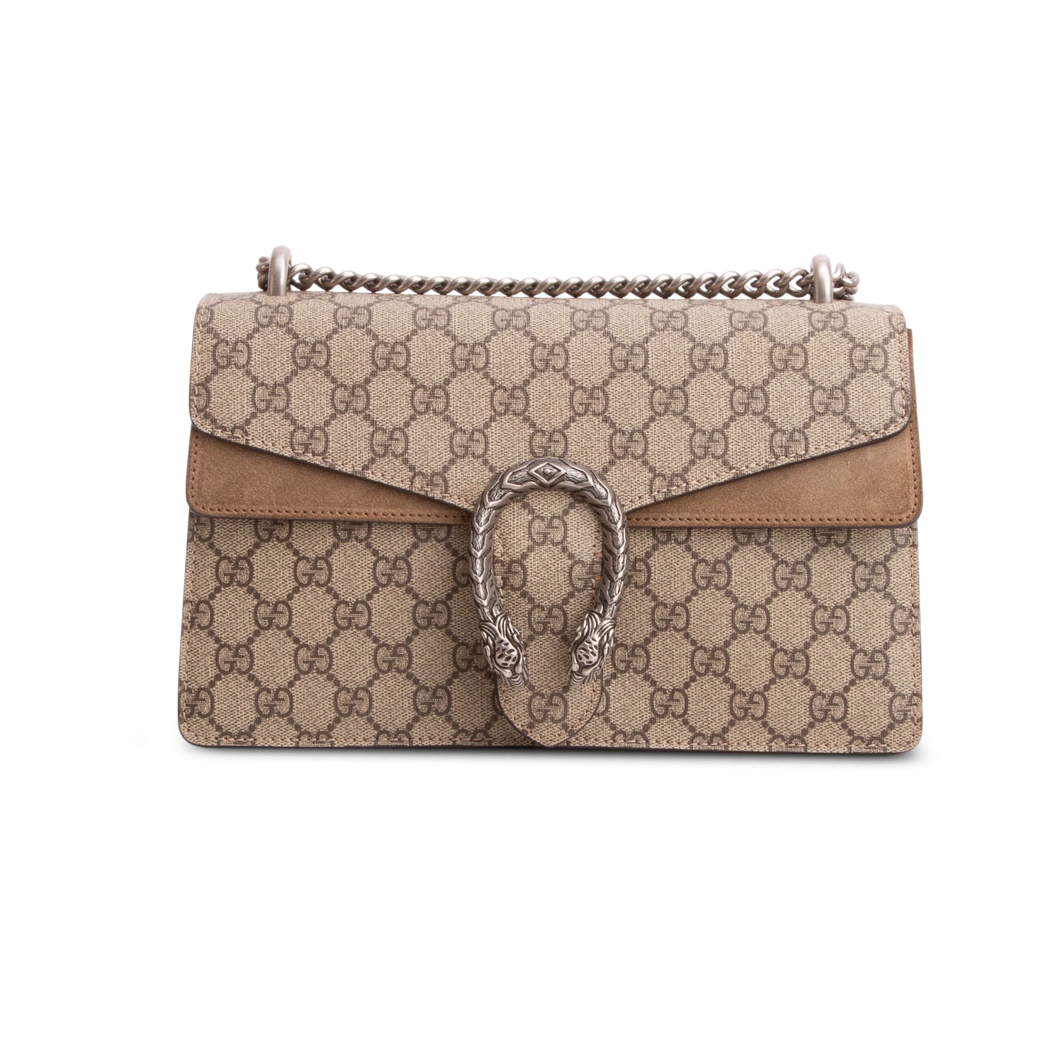 Gucci GG Supreme Monogram Medium Dionysus Shoulder Bag w/ Box