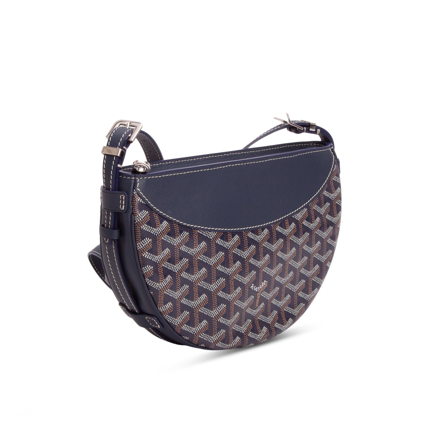 Goyard 2024 Navy Goyardine Canvas Hirondelle