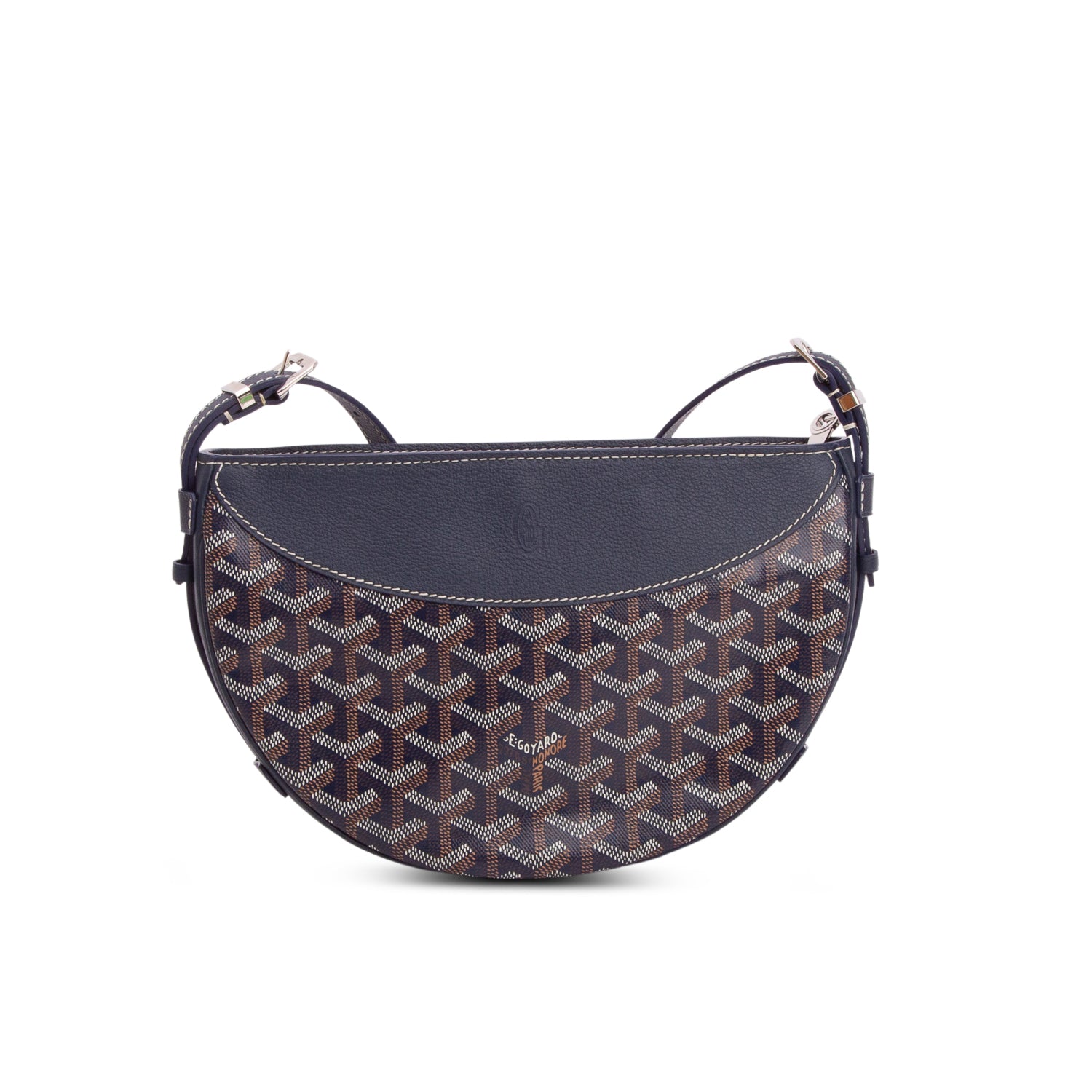 Goyard 2024 Navy Goyardine Canvas Hirondelle