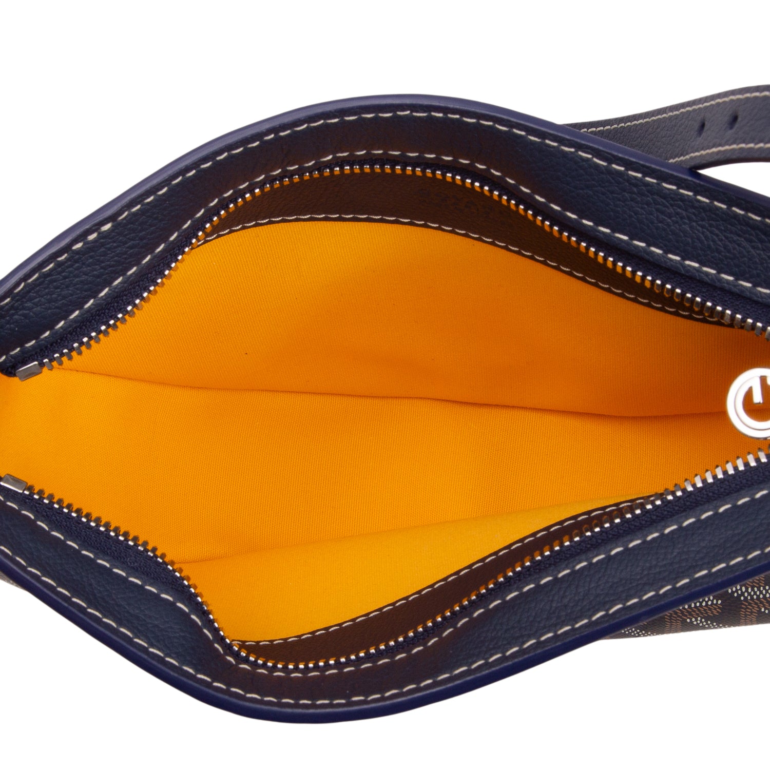 Goyard 2024 Navy Goyardine Canvas Hirondelle