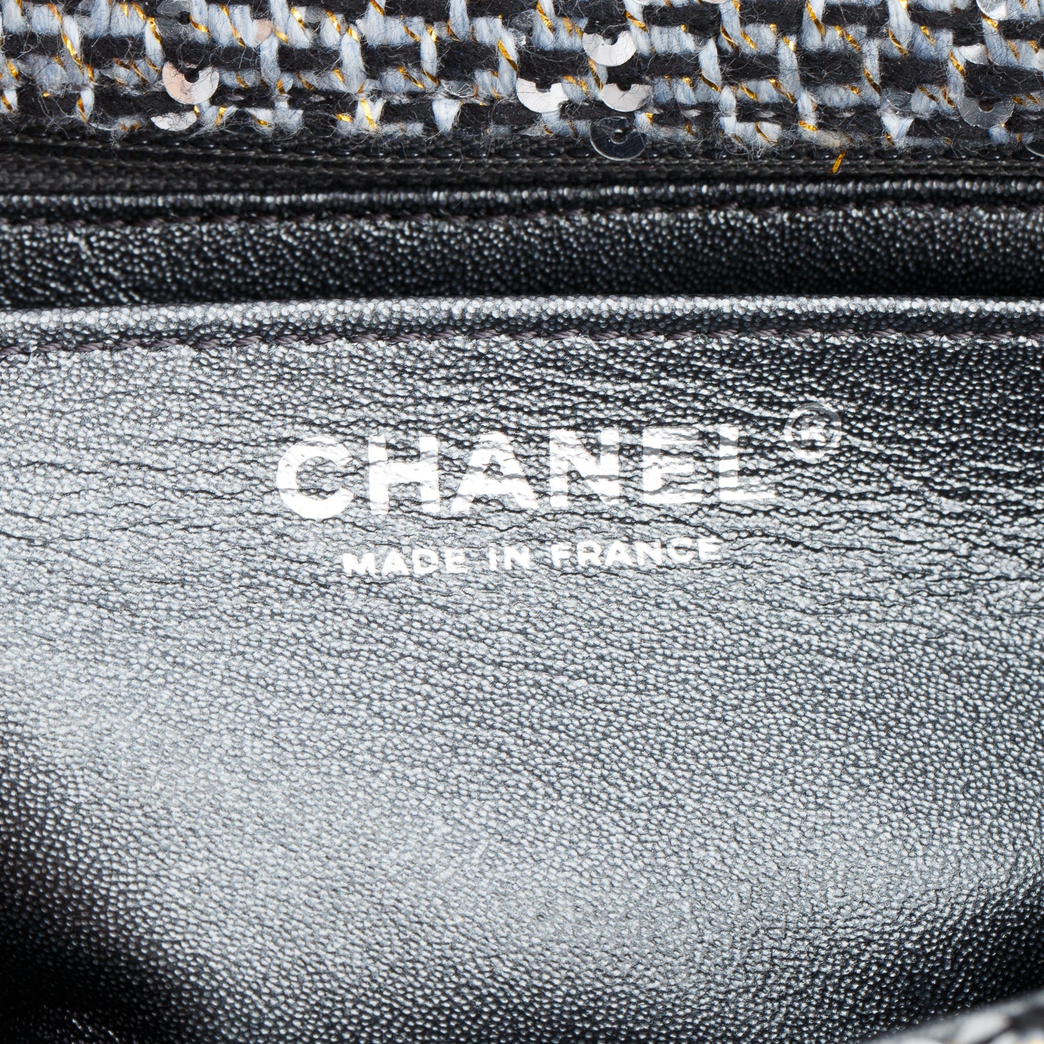 Chanel 2020 Grey Tweed Quilted 2.55 Reissue Mini Flap w/ Authenticity Card