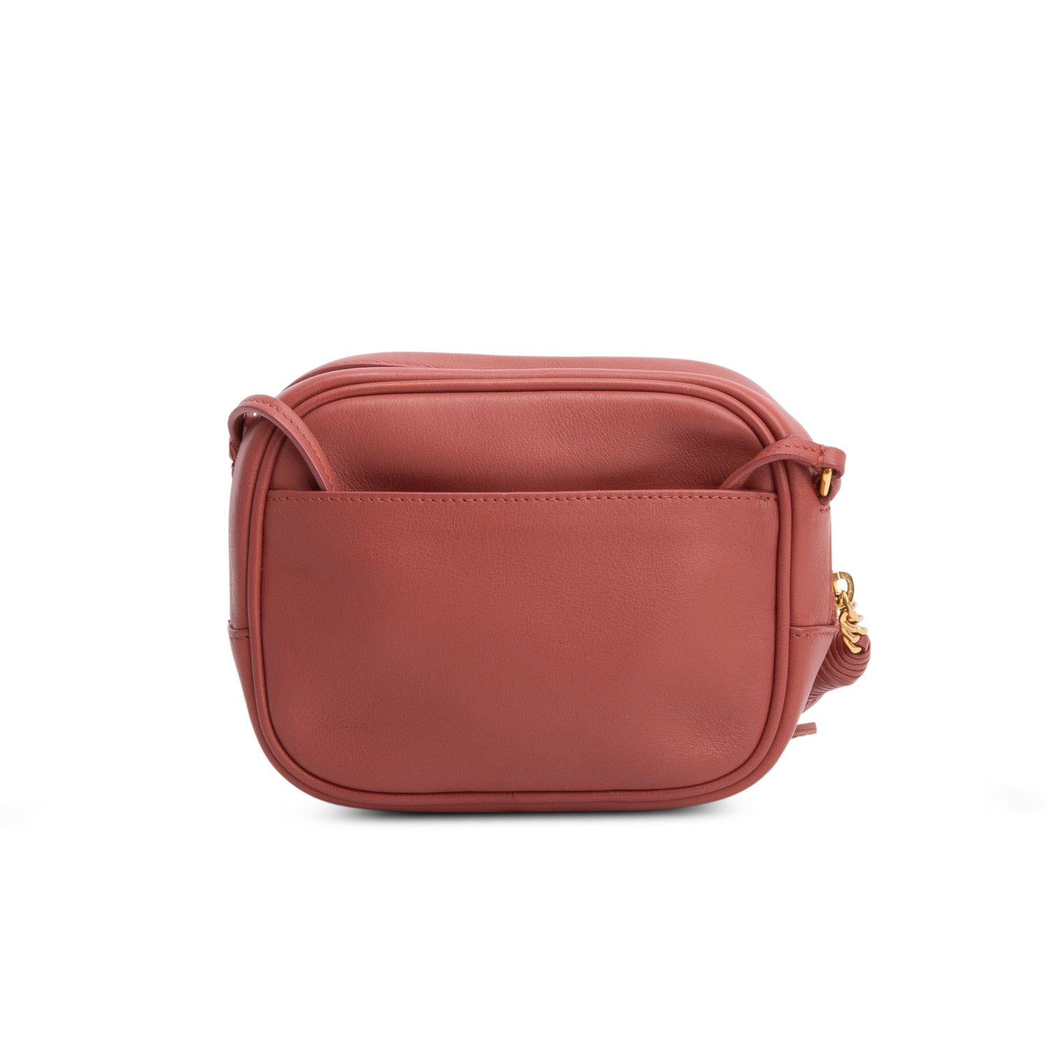Saint Laurent Pink Lambskin Leather Monogram Blogger Bag w/ Box