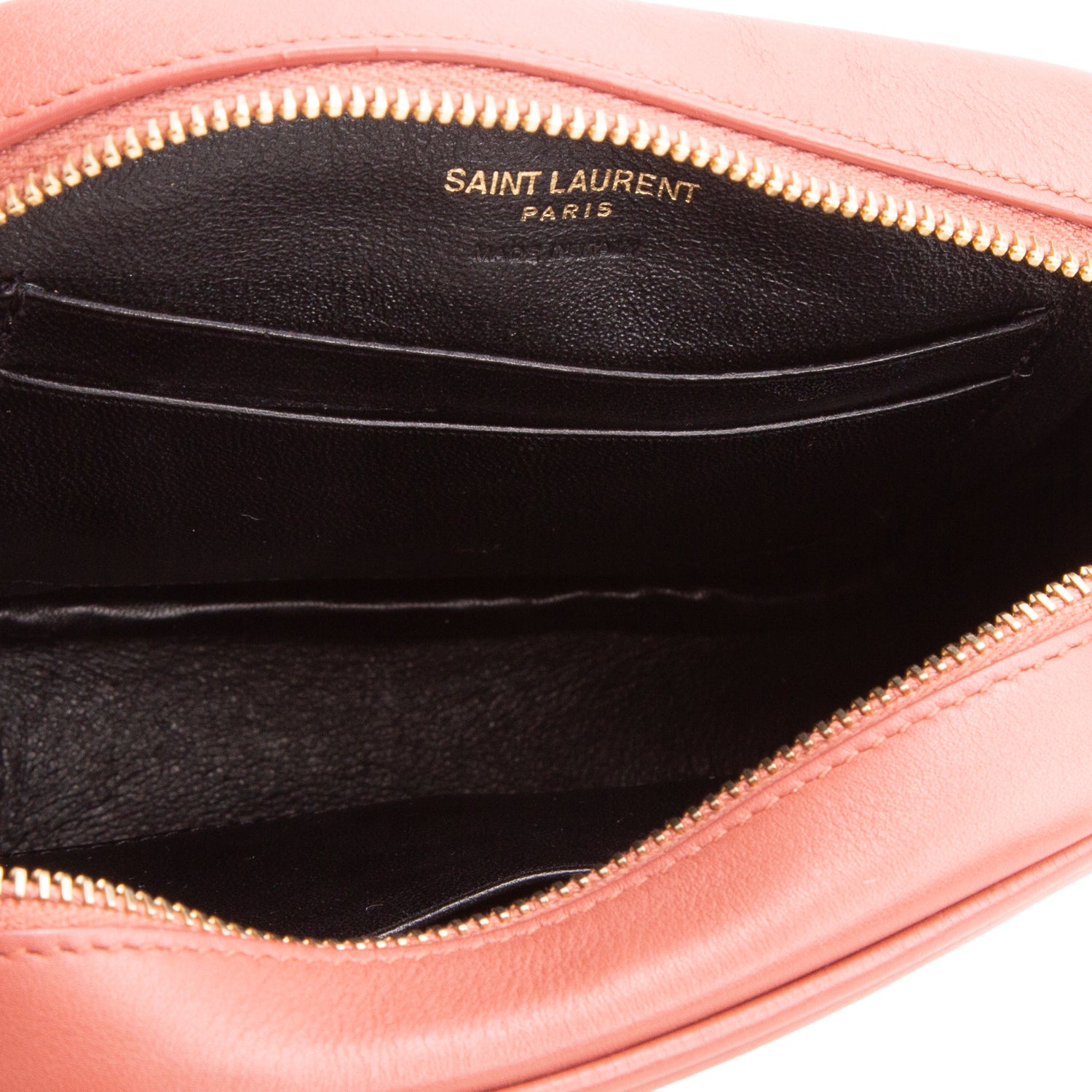 Saint Laurent Pink Lambskin Leather Monogram Blogger Bag w/ Box