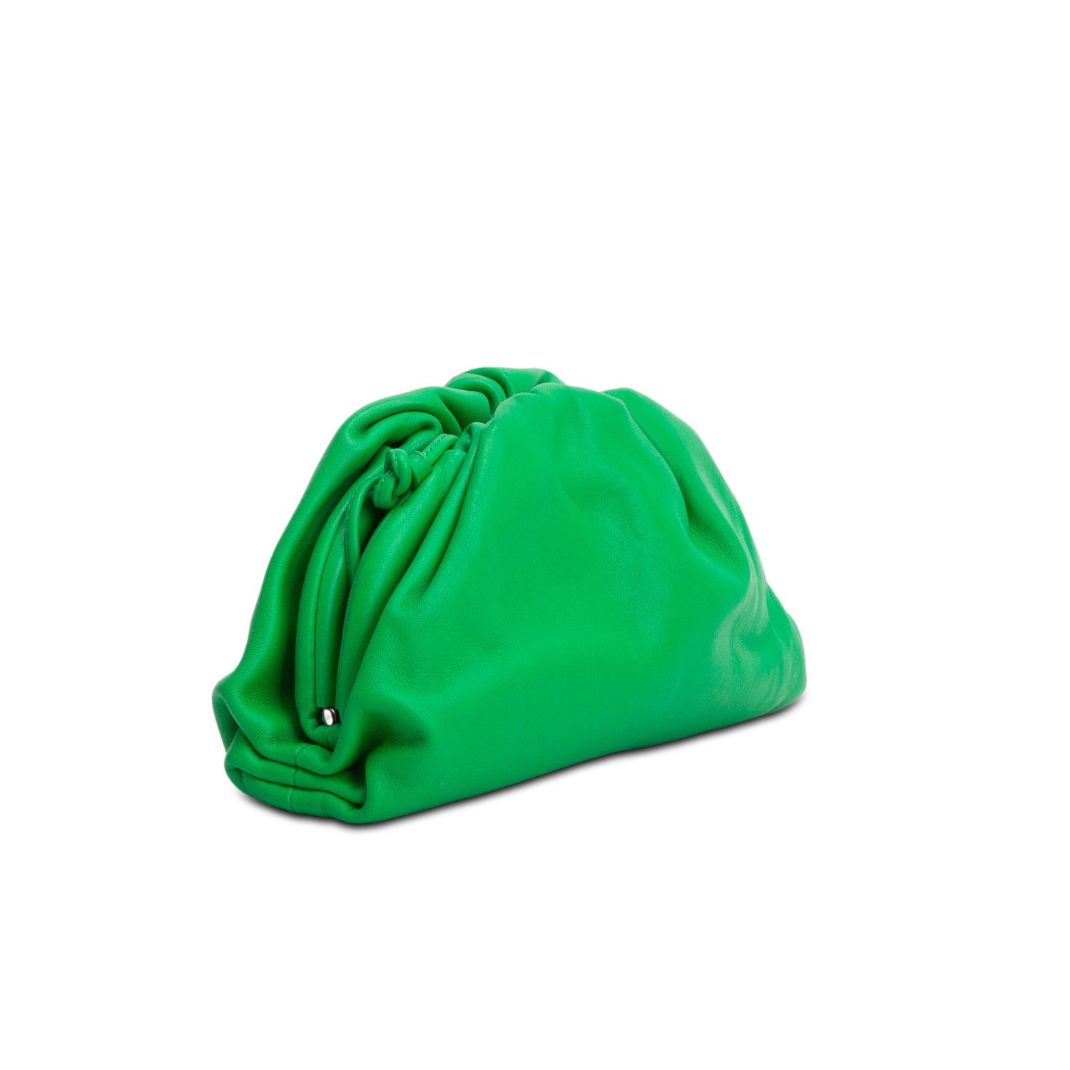Bottega Veneta Green Nappa The Mini Pouch