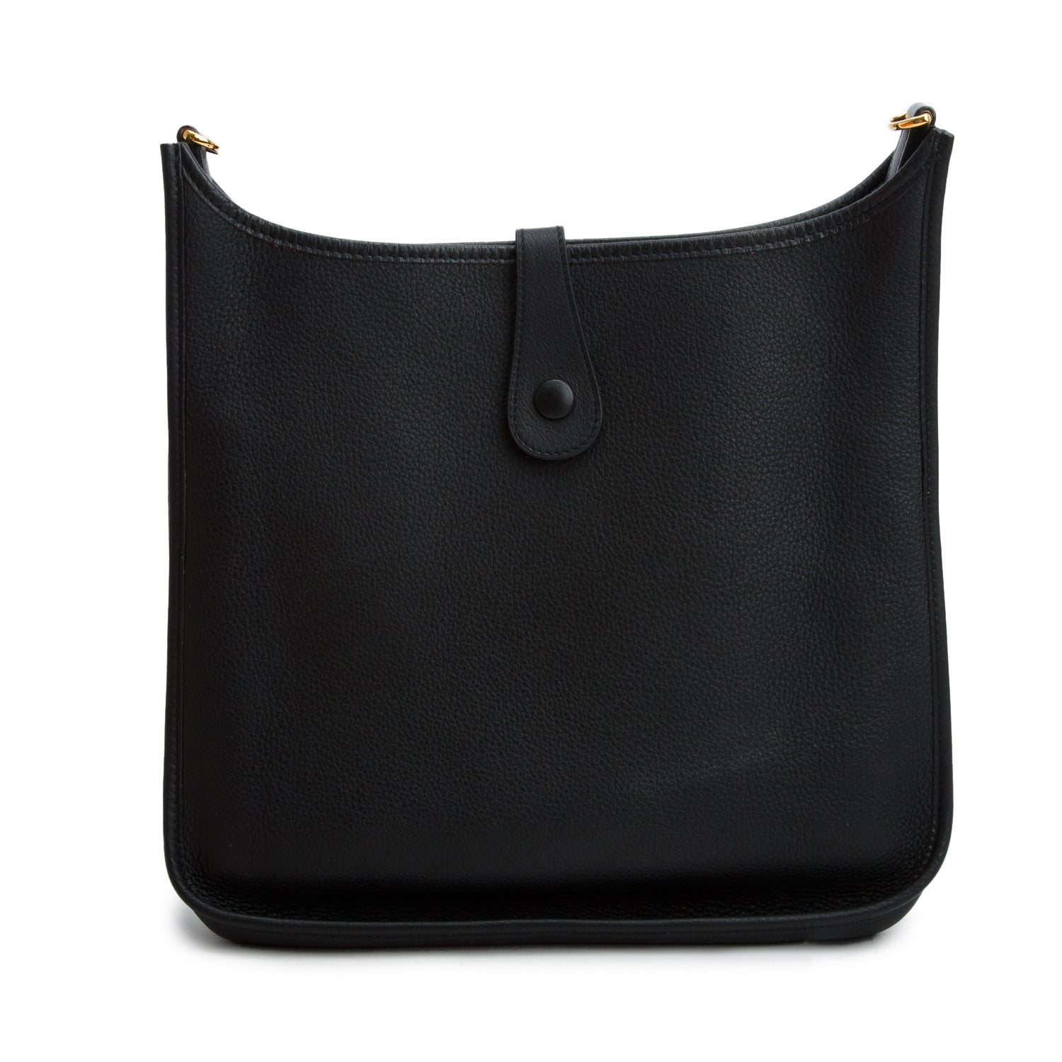 Hermes Noir Taurillon Clemence Evelyne I 33 W/ Box