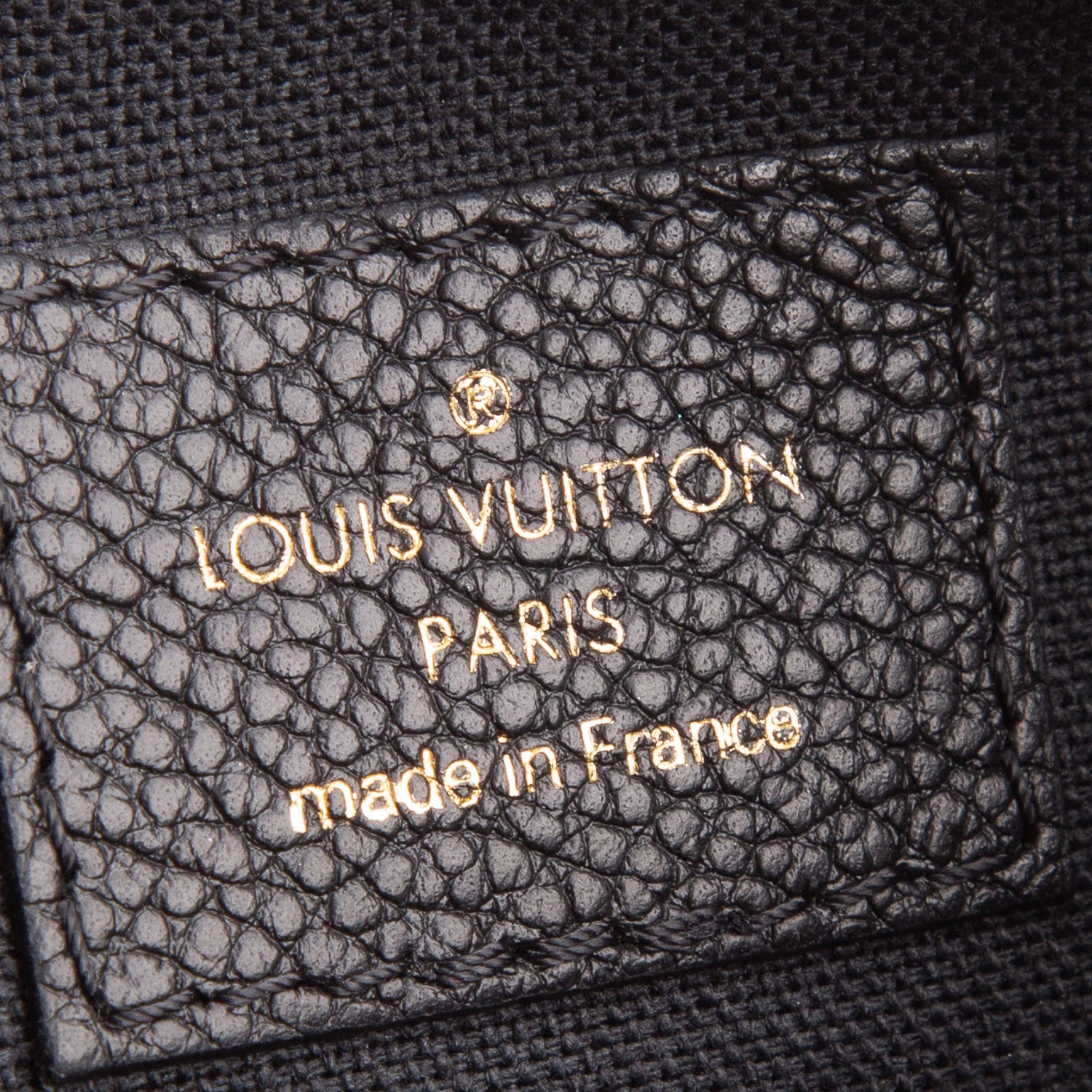 Louis Vuitton Black Empreinte Monogram Liv Pochette w/ Box & Straps