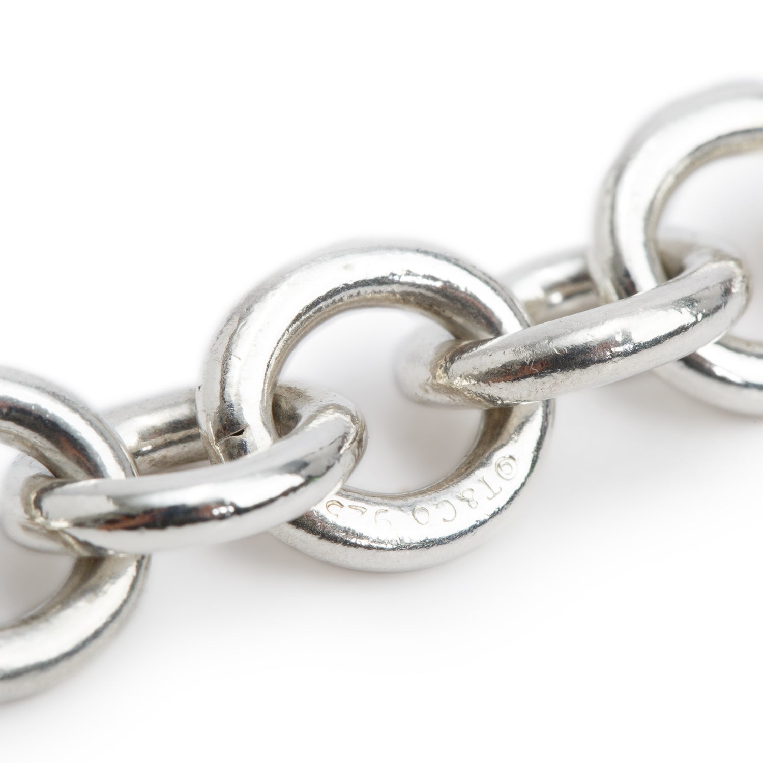 Tiffany & Co. Sterling Silver Medium Round Link Bracelet