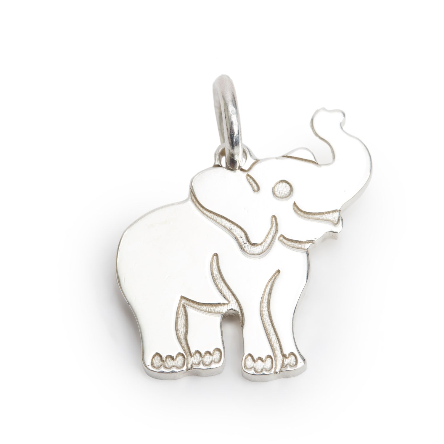 Tiffany & Co. Sterling Silver Elephant Never Forgets Charm Pendant