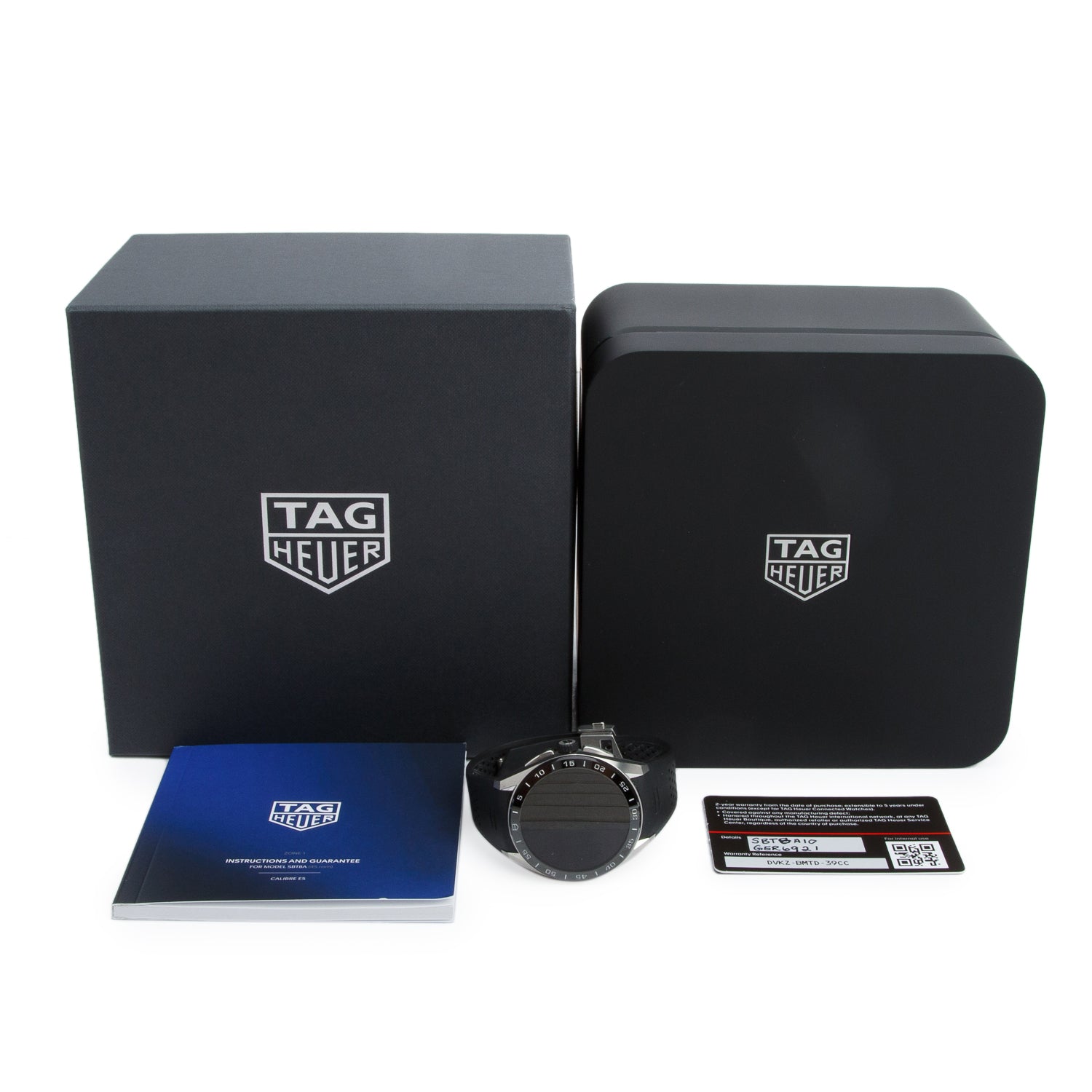 Tag Heuer Stainless Steel Connected Calibre E5 45 MM Digital Smart Watch  SBT8A10  w/ Box, Papers & Charger