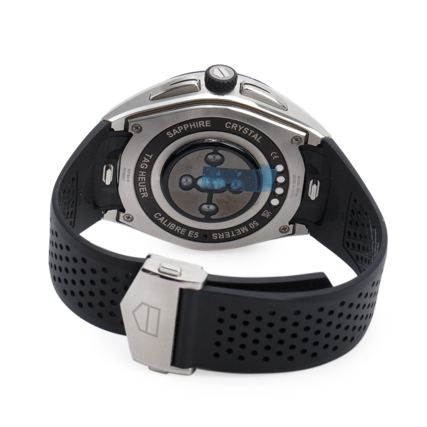 Tag Heuer Stainless Steel Connected Calibre E5 45 MM Digital Smart Watch  SBT8A10  w/ Box, Papers & Charger