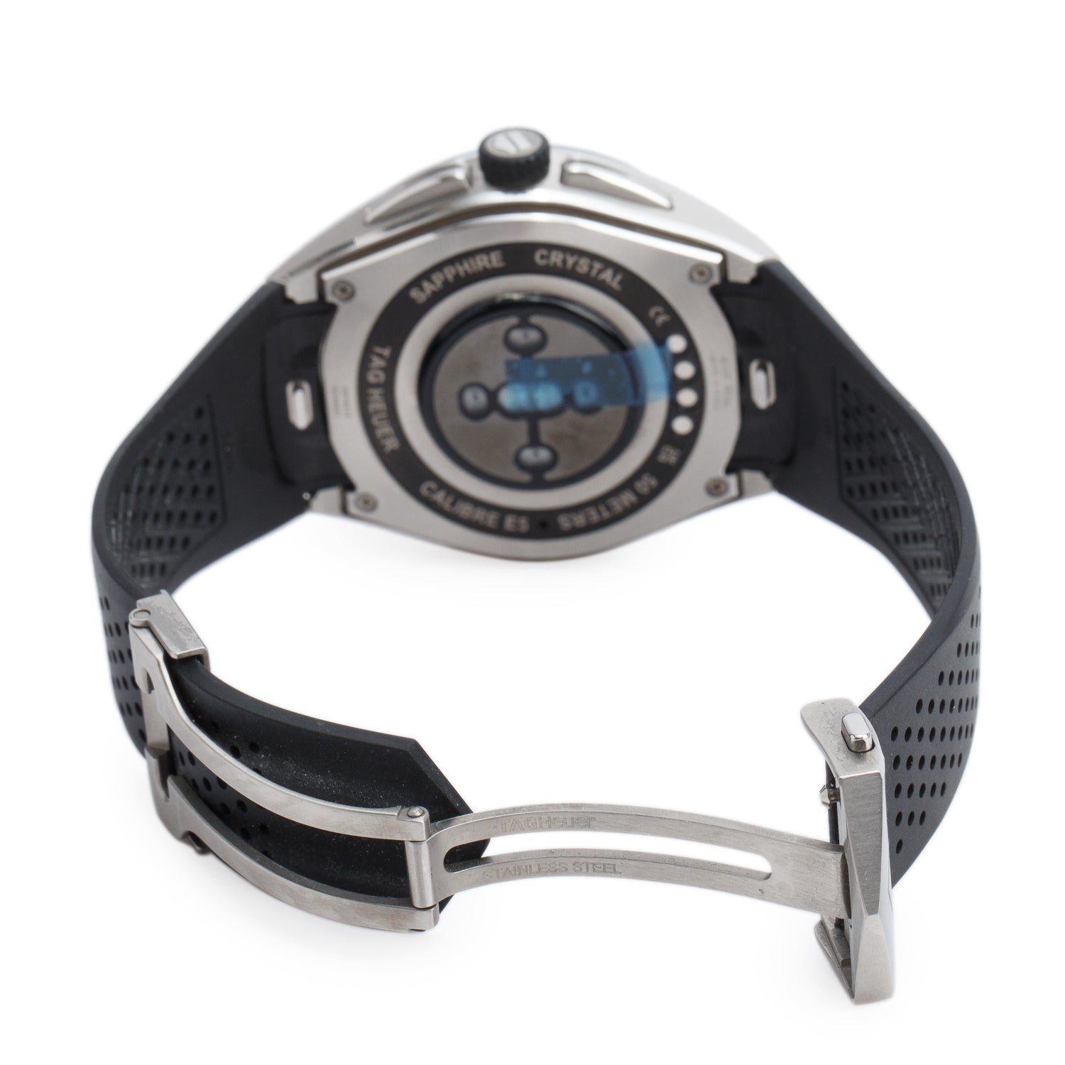 Tag Heuer Stainless Steel Connected Calibre E5 45 MM Digital Smart Watch  SBT8A10  w/ Box, Papers & Charger