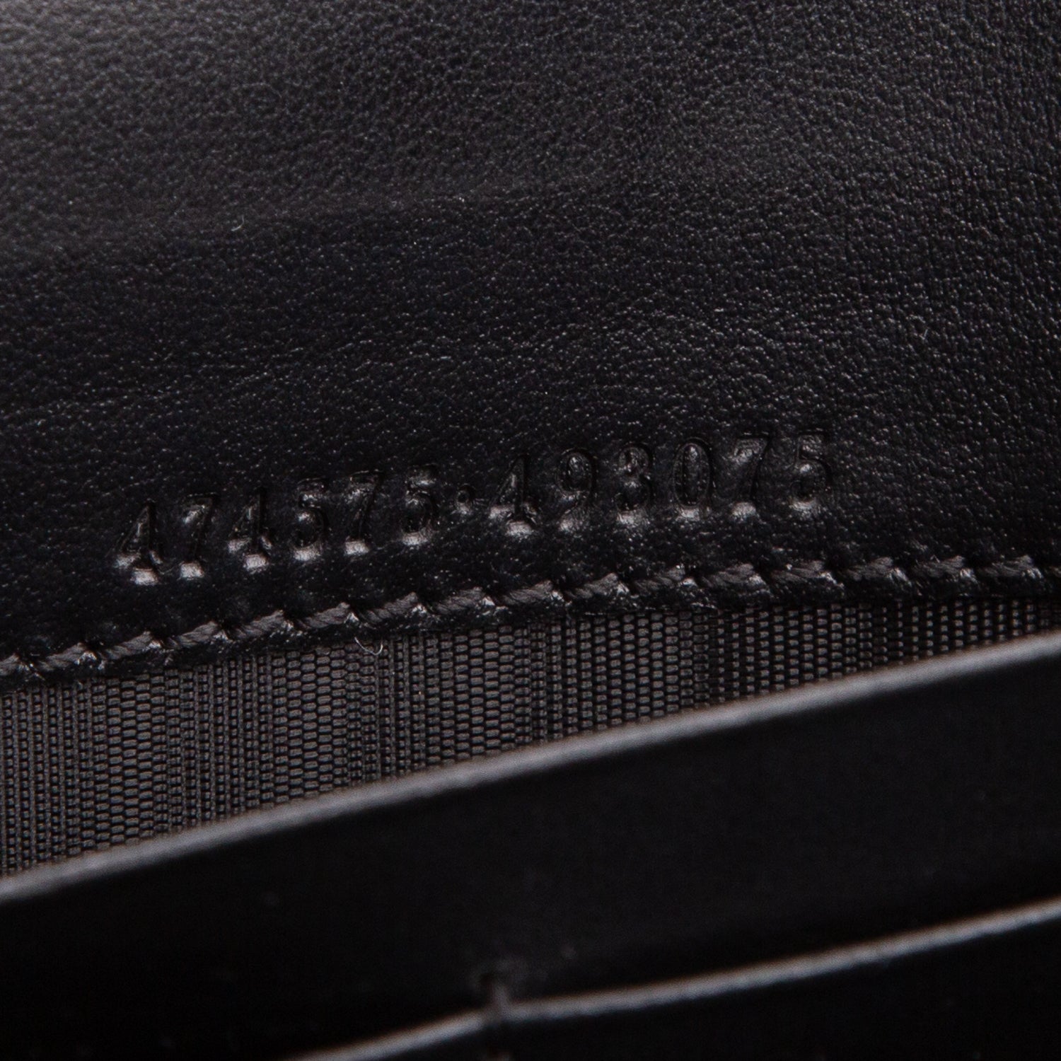 Gucci Black Calfskin Matelasse GG Marmont Wallet on Chain