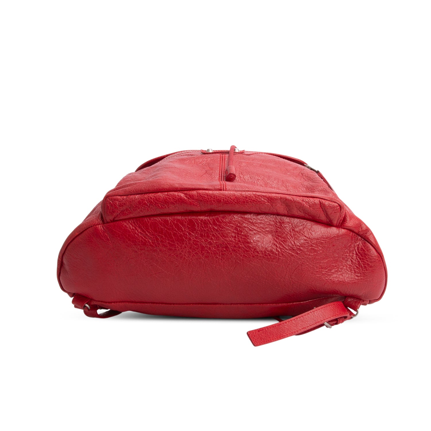 Balenciaga Red Agneau Classic Hardware S Traveler Backpack