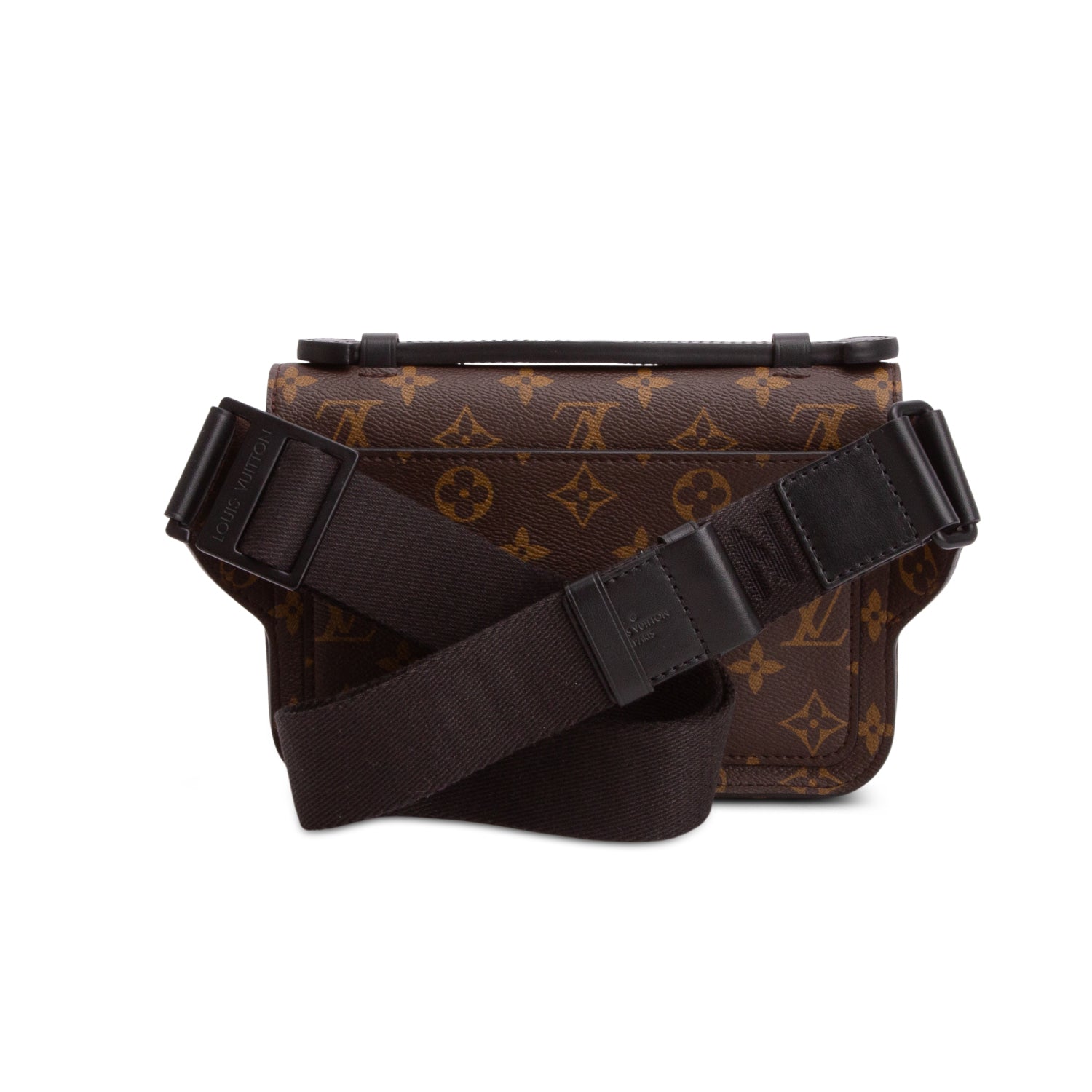 Louis Vuitton Monogram Macassar S Lock Sling Bag