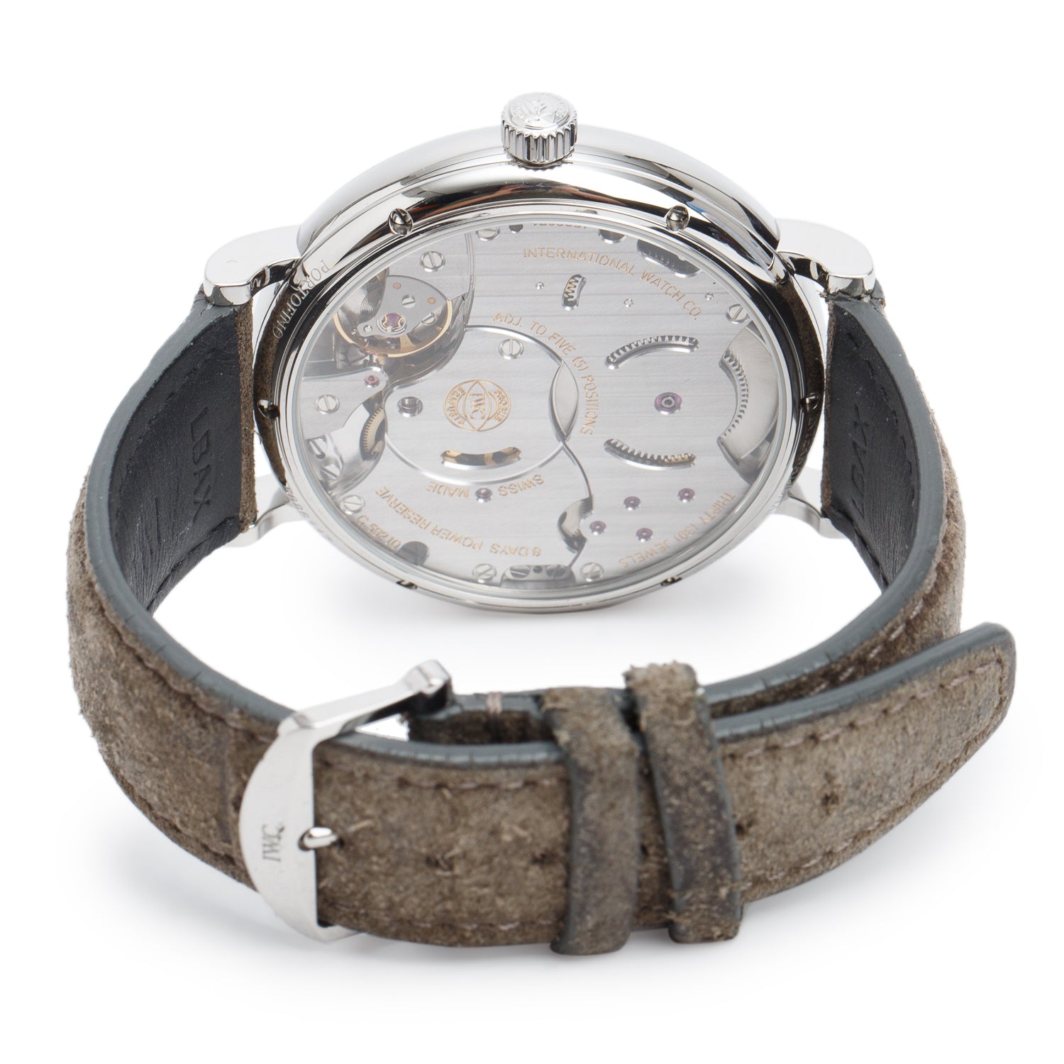IWC 2023 Stainless Steel Portofinio Hand-Wound 45 MM Manual Watch Grey Dial IW510115 w/ Box & Papers