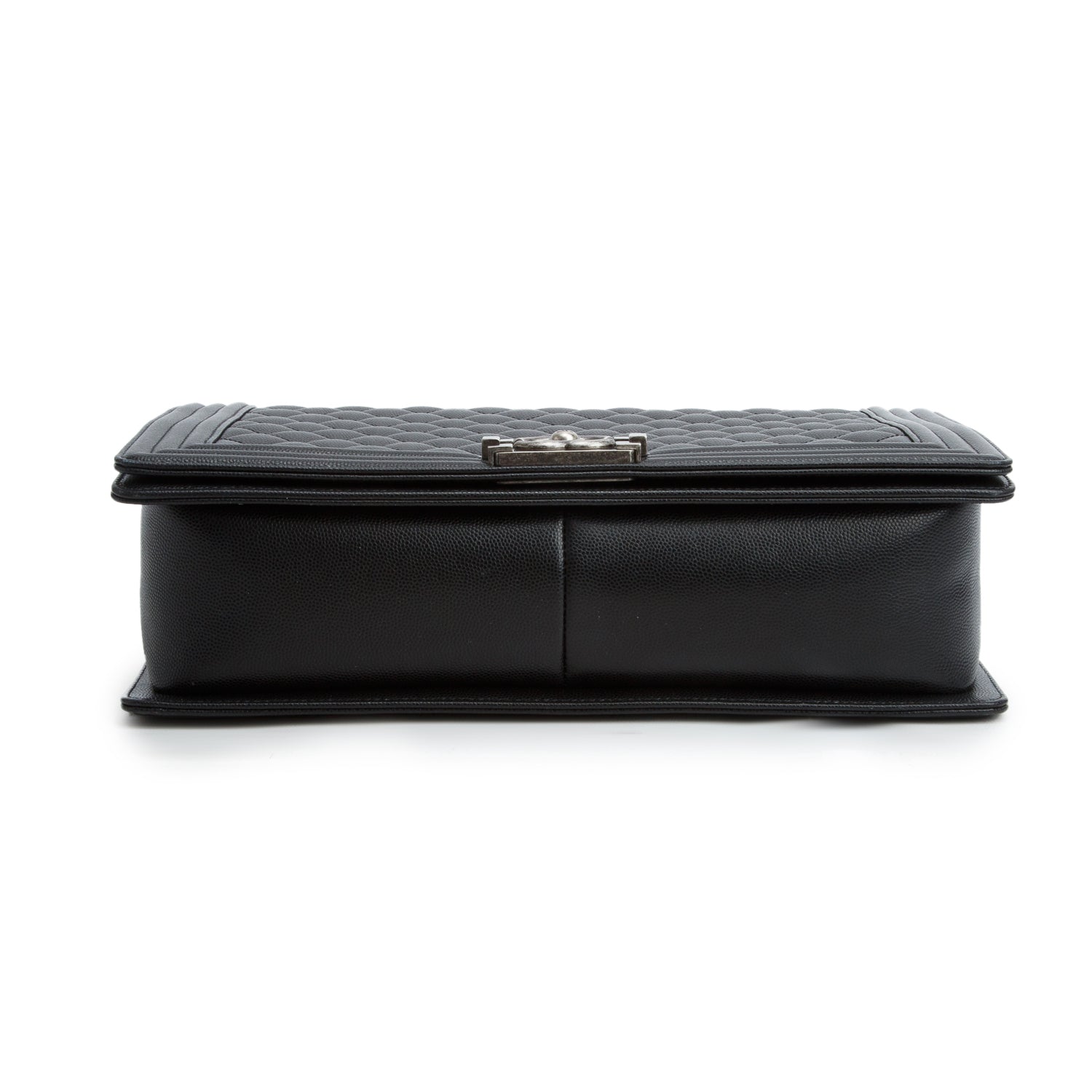 Chanel 2020 Black Caviar Quilted Large Boy Flap w/ Box, Authenticity Card & Receipt