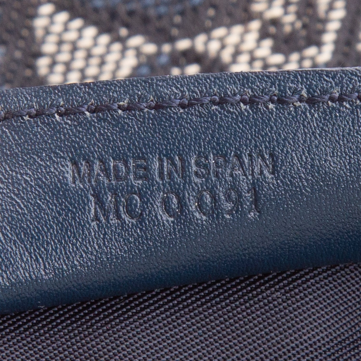 Christian Dior Navy Monogram Mini Saddle Pochette w/ Authenticity Card