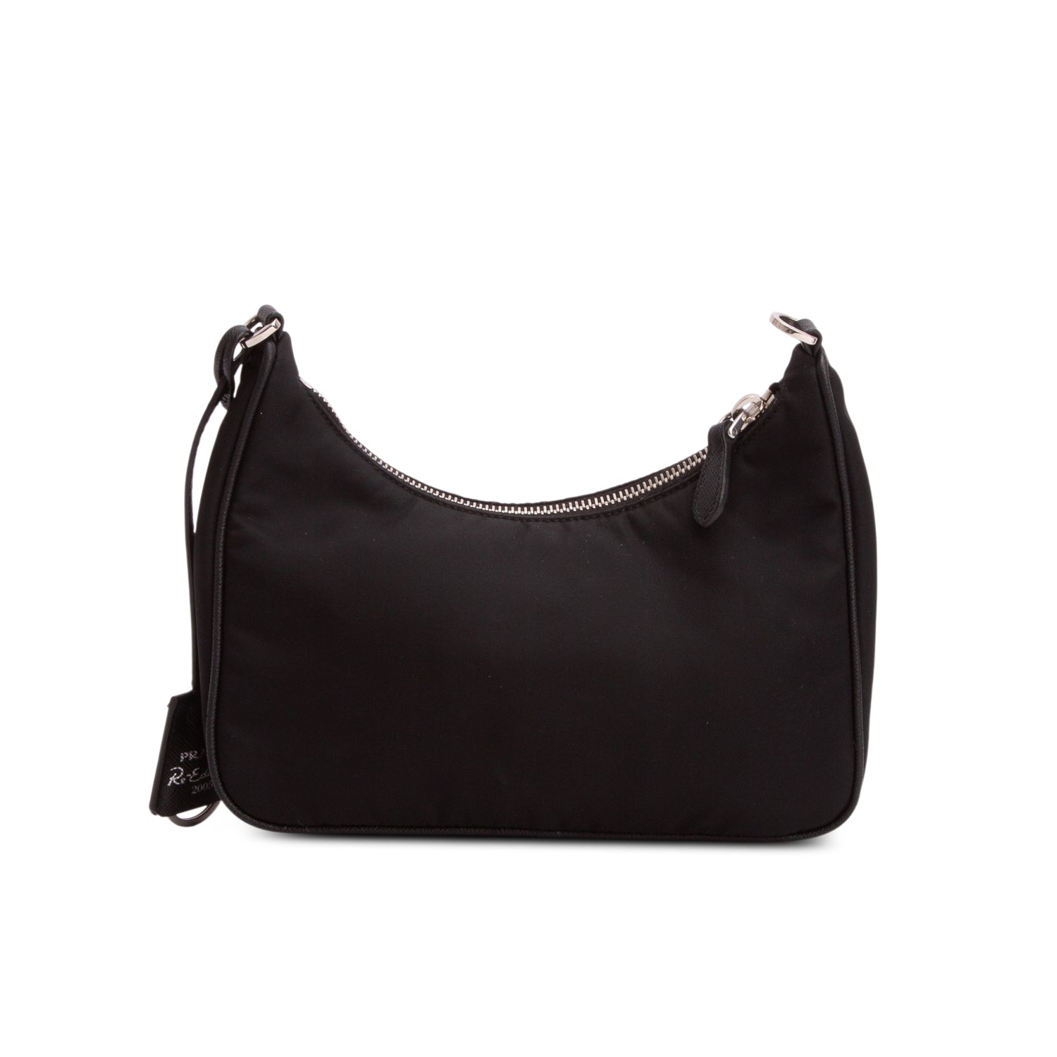 Prada Black Re-Edition 2005 Re-Nylon Bag w/ Straps – OLIVER'S