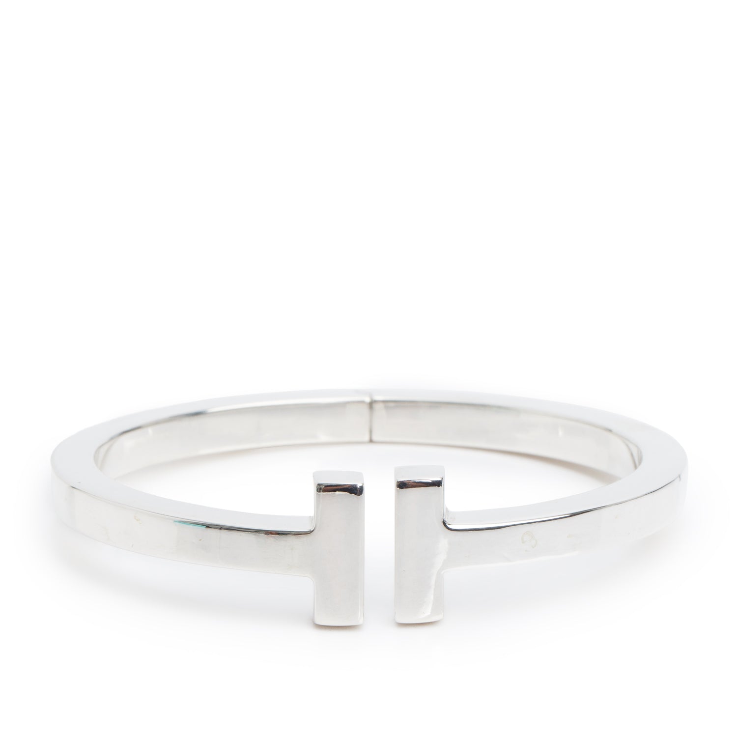 Tiffany & Co. Sterling Silver T Square Bracelet w/ Box