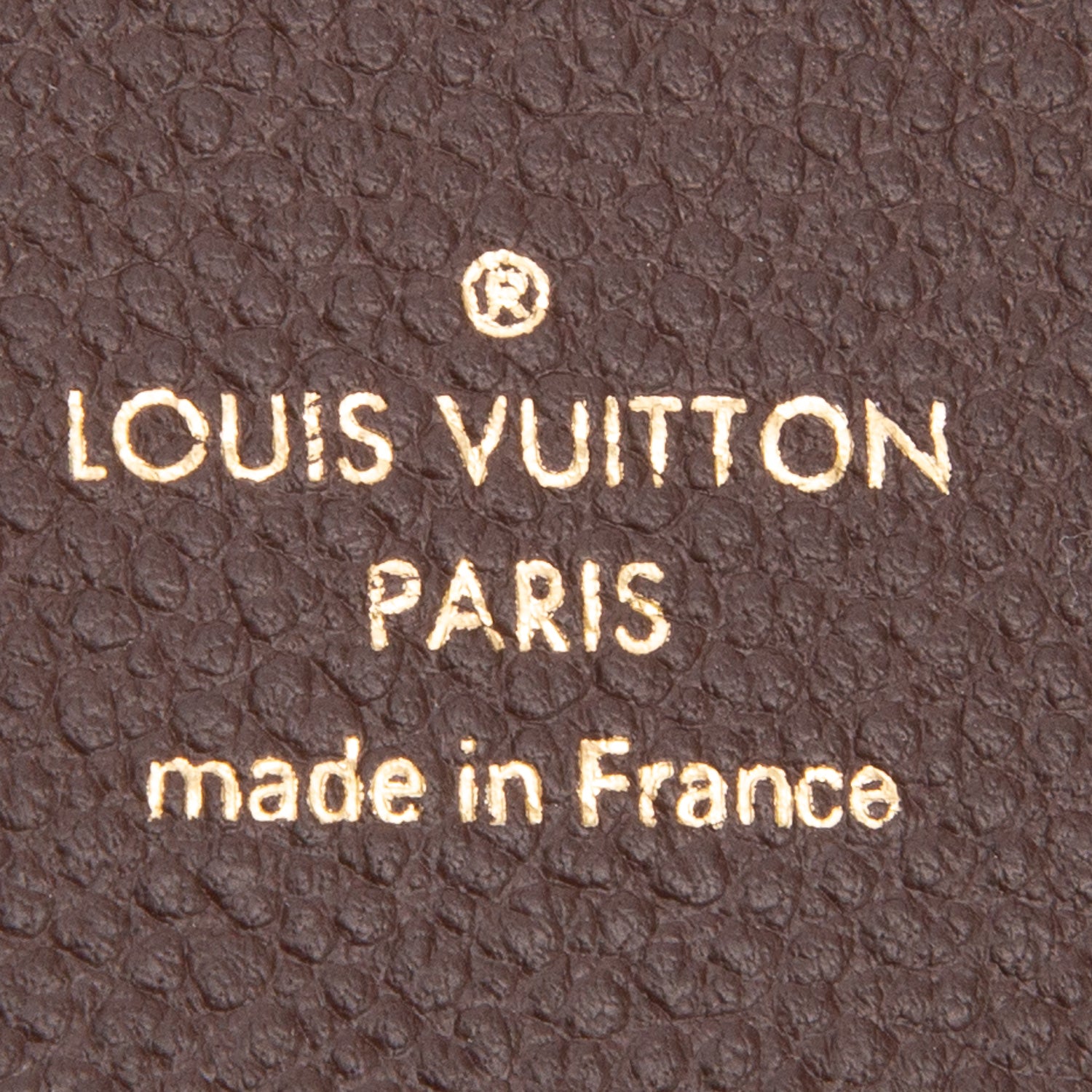 Louis Vuitton Brown Monogram Empreinte Leather Curieuse Compact Wallet w/ Box