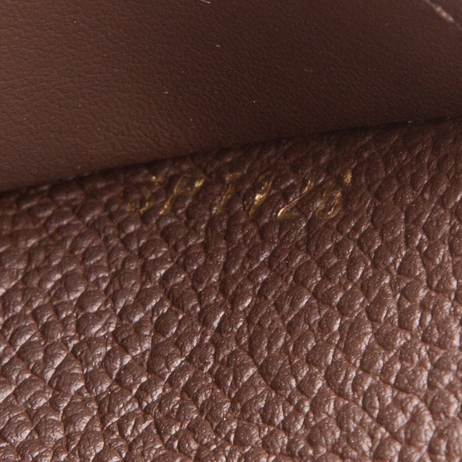 Louis Vuitton Brown Monogram Empreinte Leather Curieuse Compact Wallet w/ Box