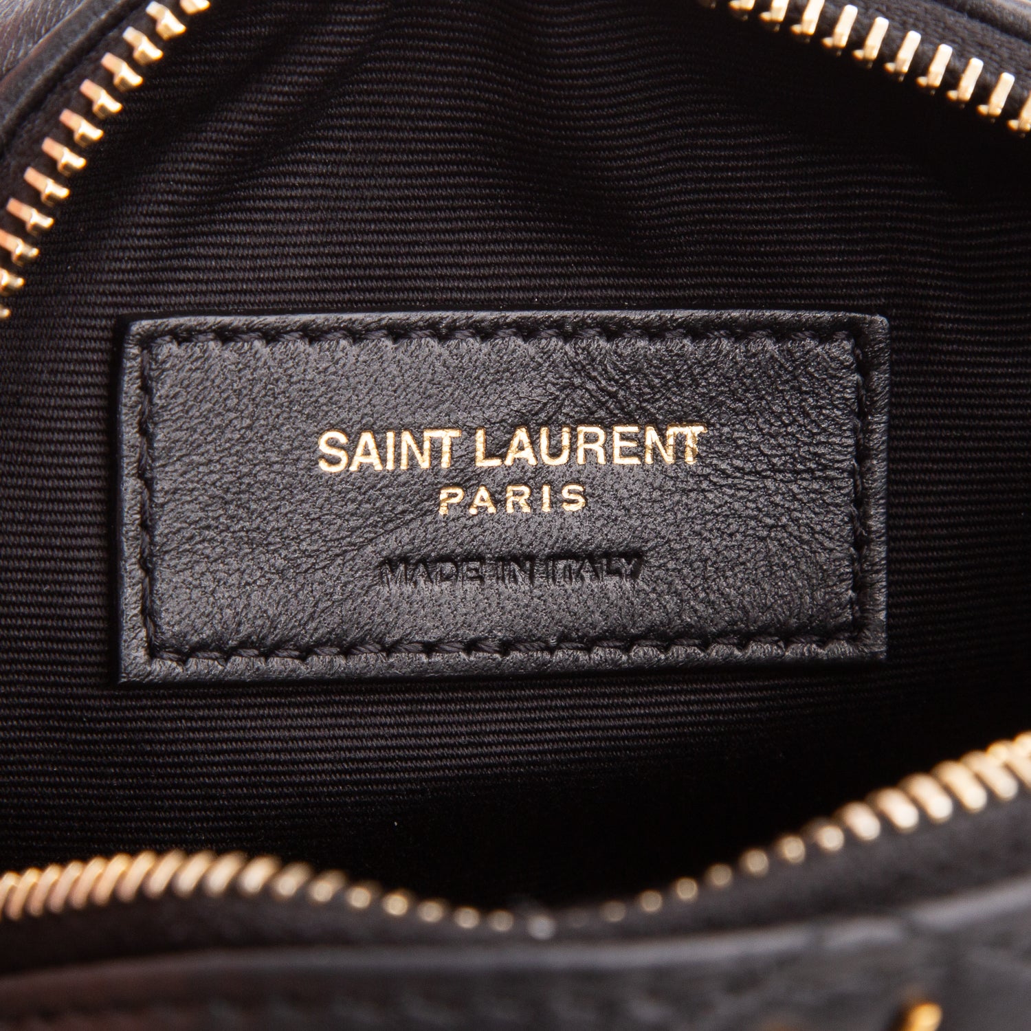 Saint Laurent 2022 Black Quilted Lambskin Leather Mini Sade Tube Bag w/ Box