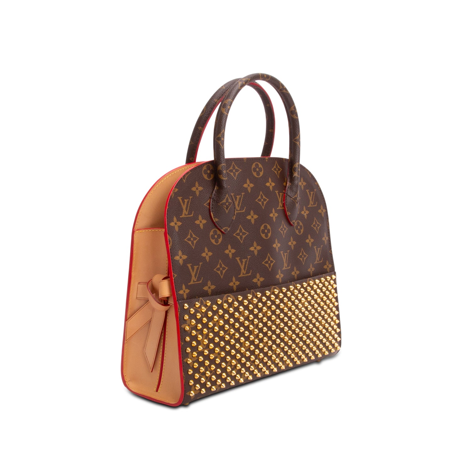 Louis Vuitton x Christian Louboutin Monogram Calf Hair Spikes Iconoclasts Tote