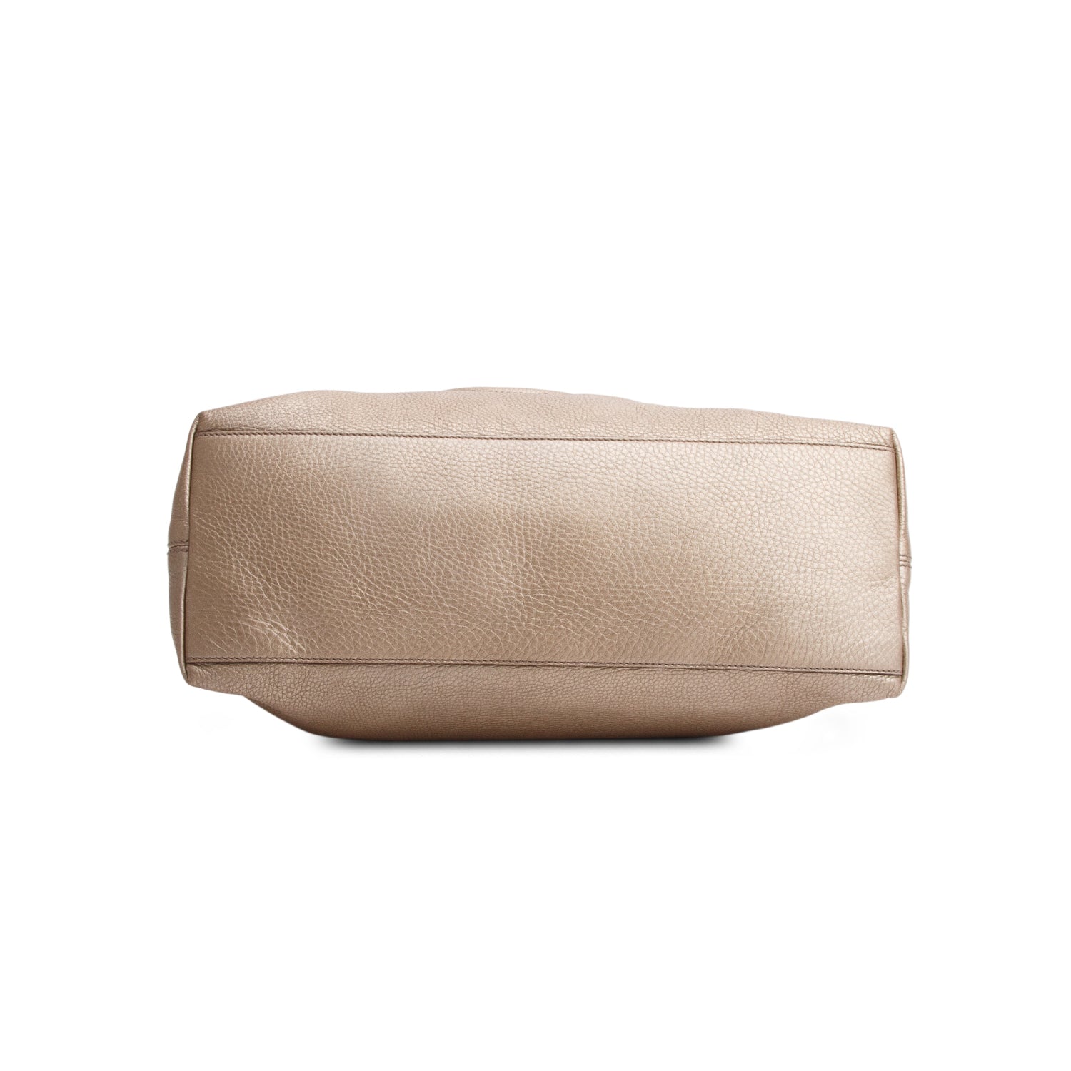 Gucci Gold Grained Leather Medium Soho Chain Tote