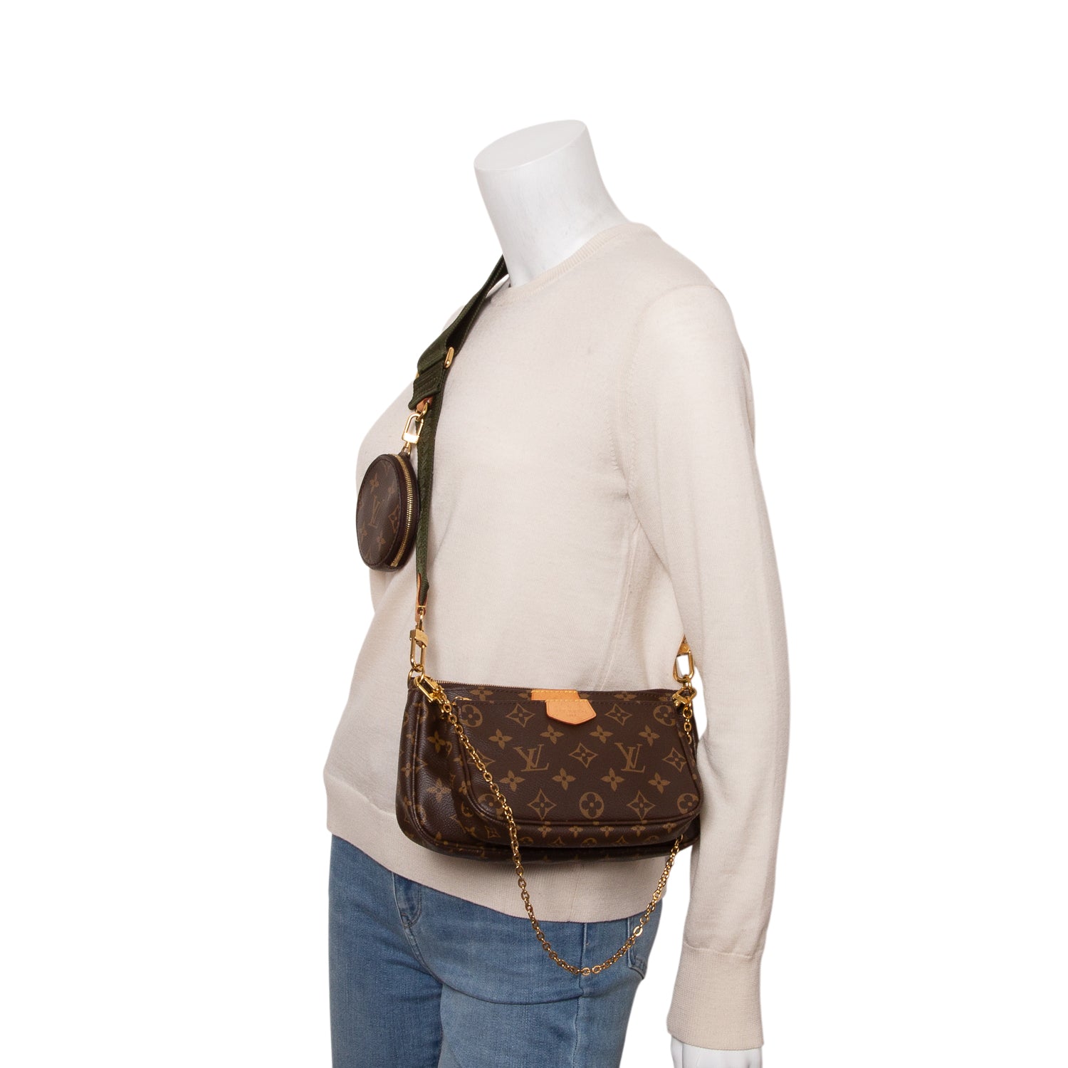 Louis Vuitton Monogram Multi Pochette Accessories w/ Straps