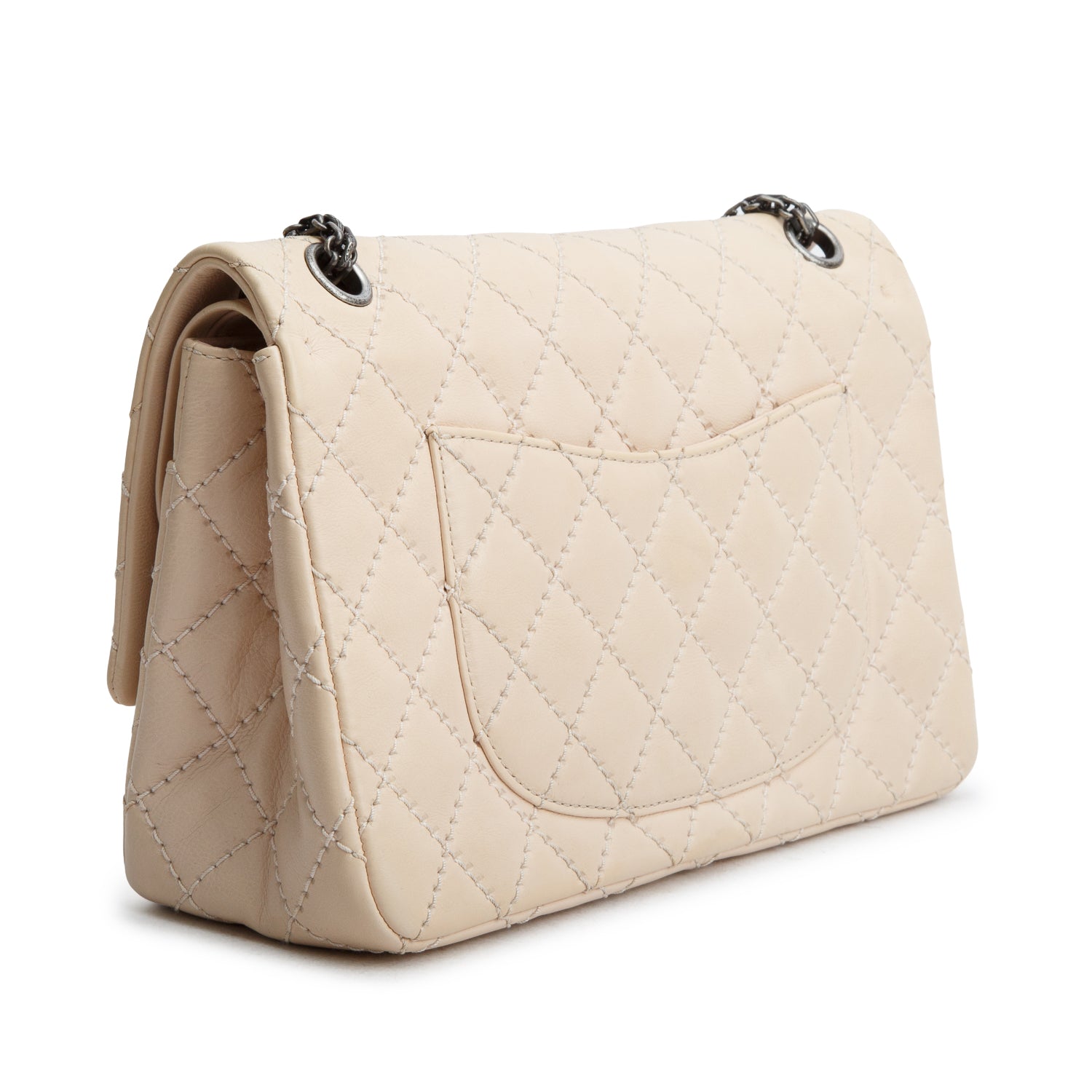 Chanel Pink Calfskin Leather 2.55 Reissue 226 Double Flap Bag