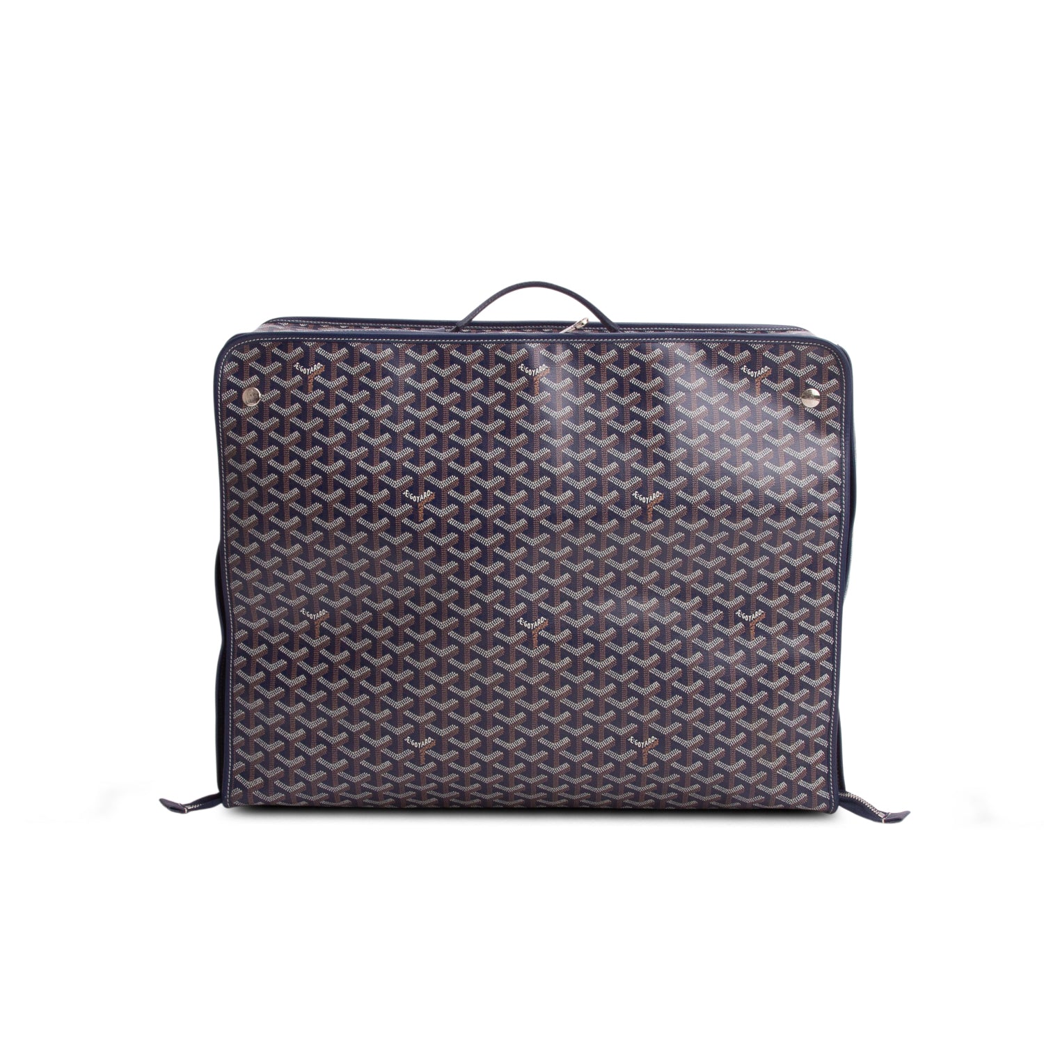 Goyard Blue Monogram Canvas Caravelle 50 Suitcase