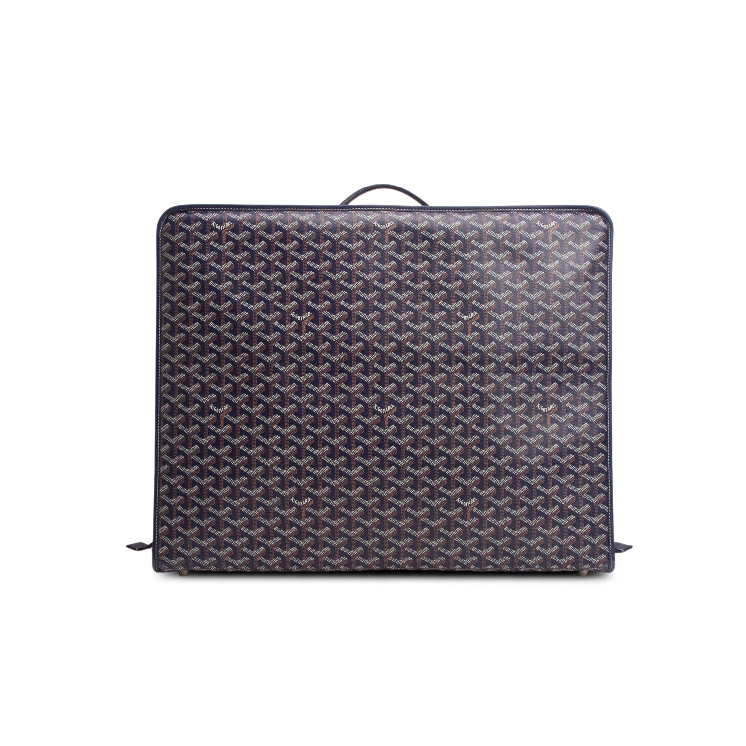 Goyard Blue Monogram Canvas Caravelle 50 Suitcase