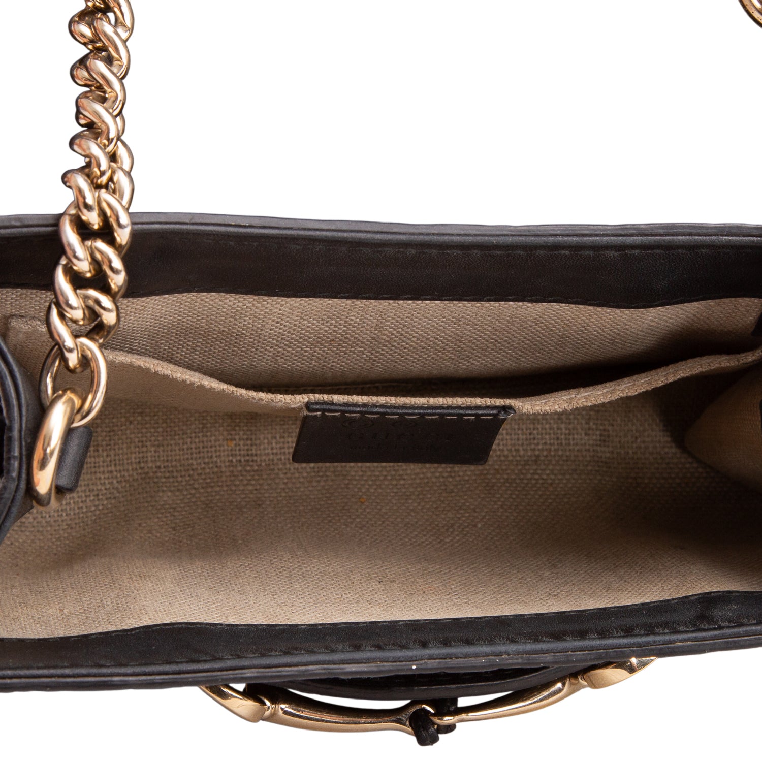 Gucci Black Microguccissima Mini Emily Horsebit Bag