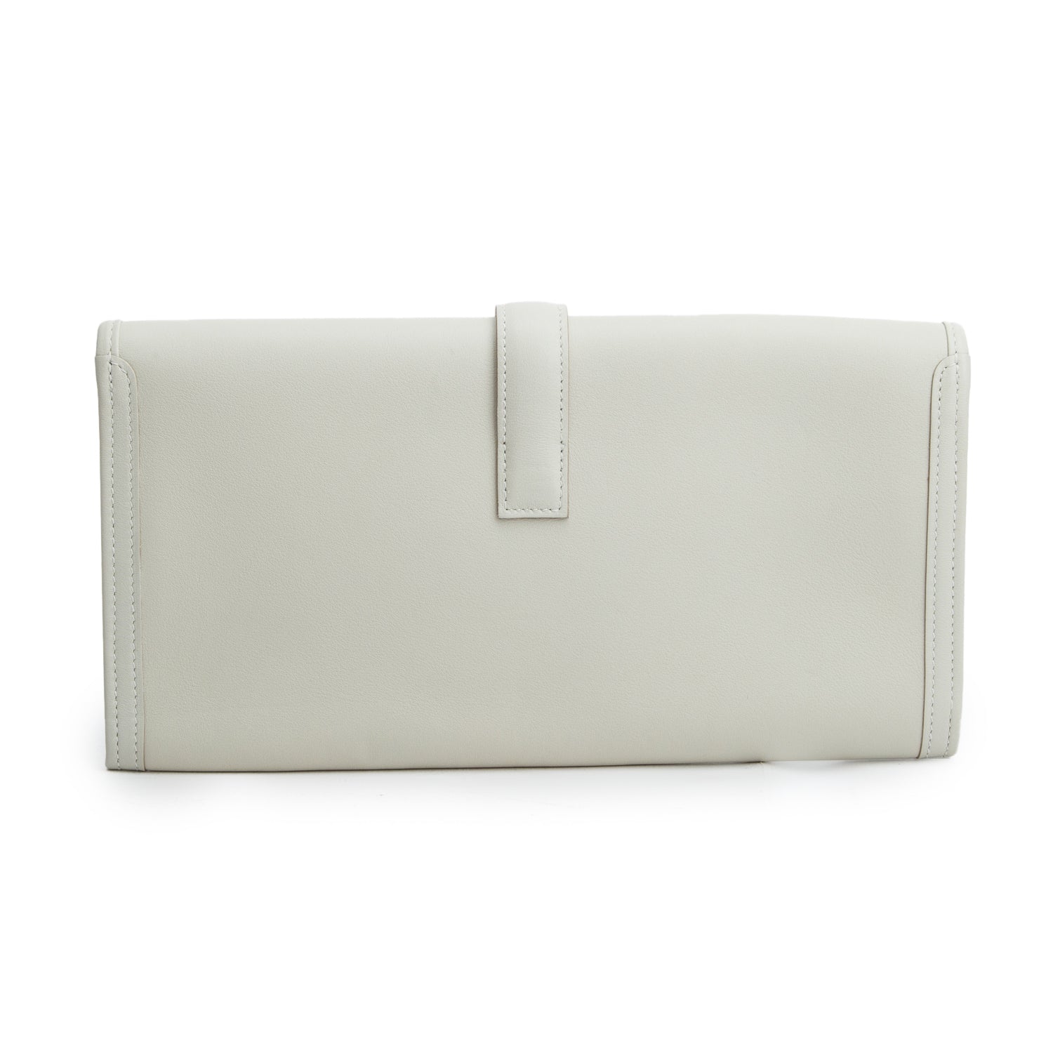 Hermes Craie Swift Leather Jige Elan 29 Clutch w/ Box