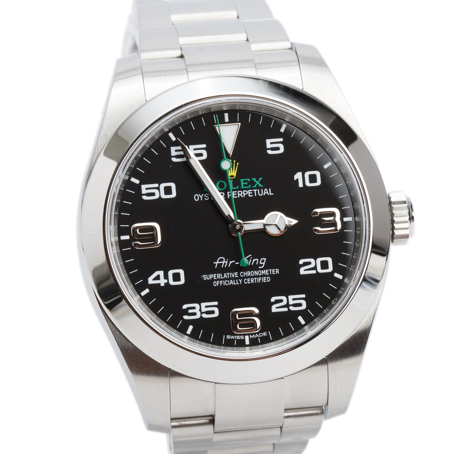 Rolex 2022 Stainless Steel Oyster Perpetual Air King 40 MM Watch 116900 w/ Box & Papers