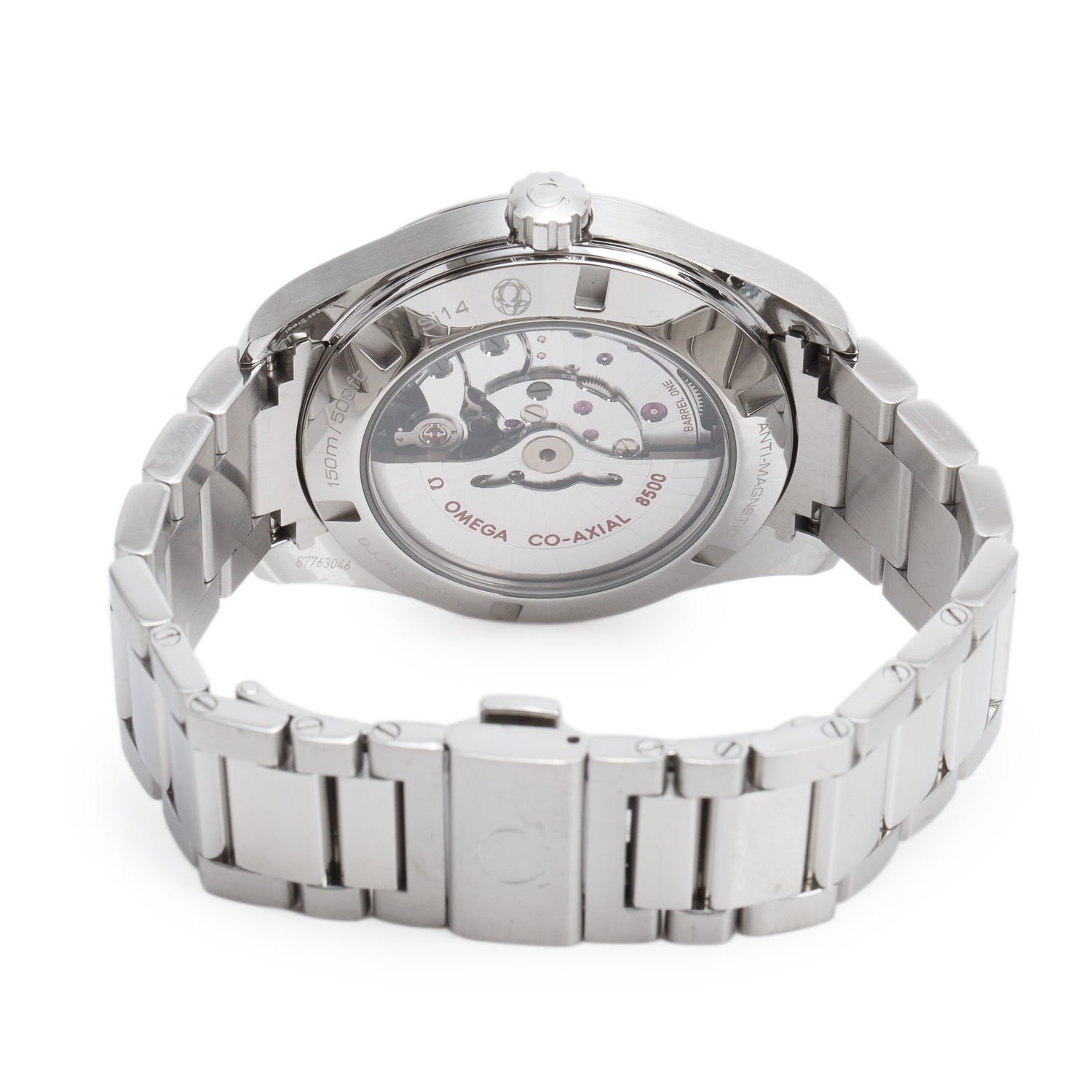 Omega Stainless Steel Seamaster Aqua Terra 150M Master Co-Axial Chronometer 41.5 MM Automatic Watch Blue Dial w/ Box
