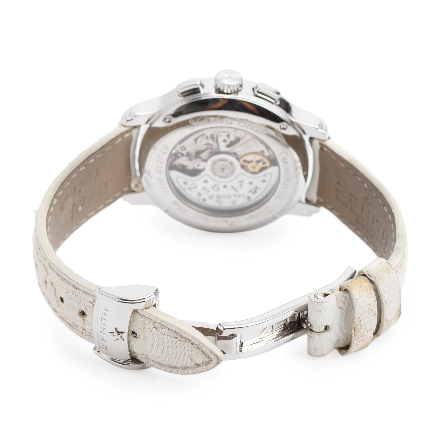 Zenith Stainless Steel El Primero Open 37.5 MM Automatic Chronograph Watch