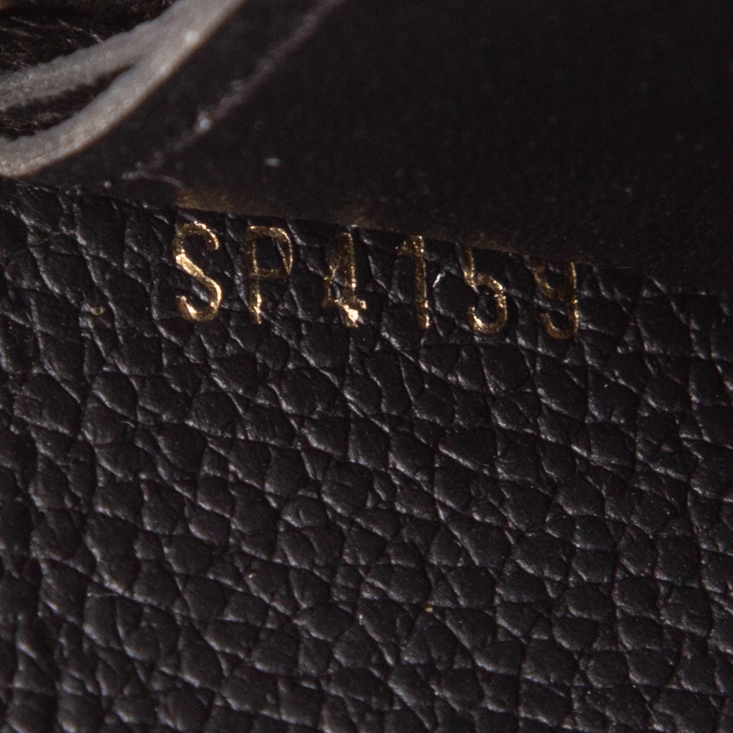 Louis Vuitton Black Monogram Empreinte Clemence Wallet