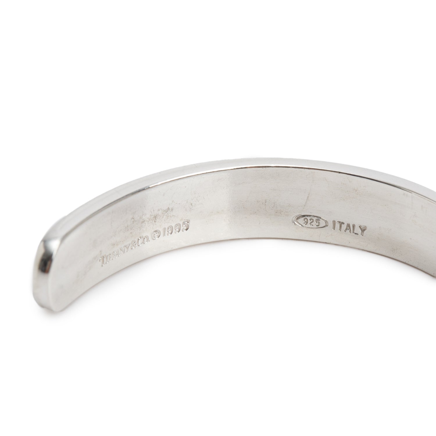Tiffany & Co. Vintage Sterling Silver Atlas Narrow Cuff Bracelet