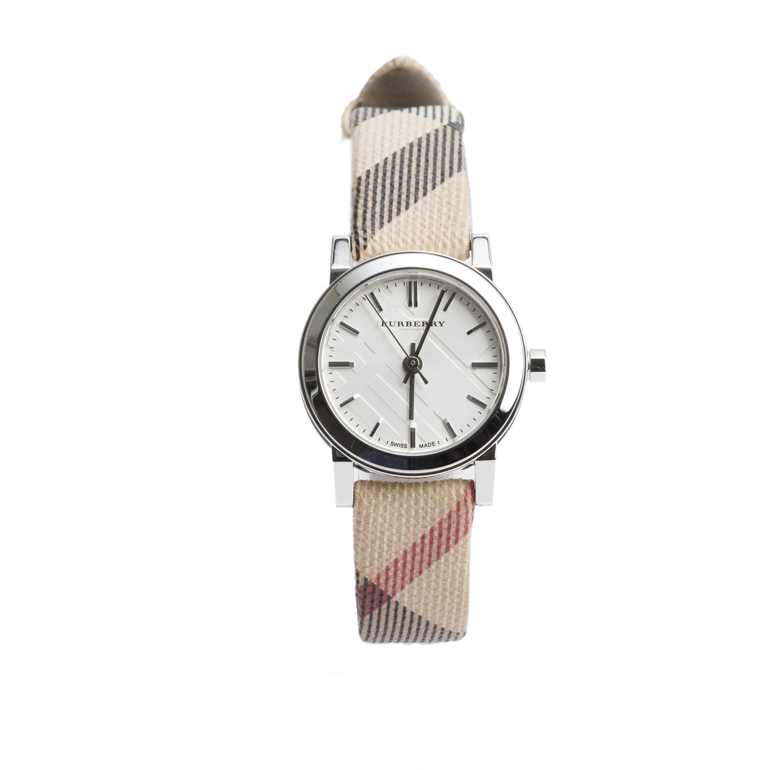 Burberry Stainless Steel BU9212 Nova Check 26 MM Quatz Watch