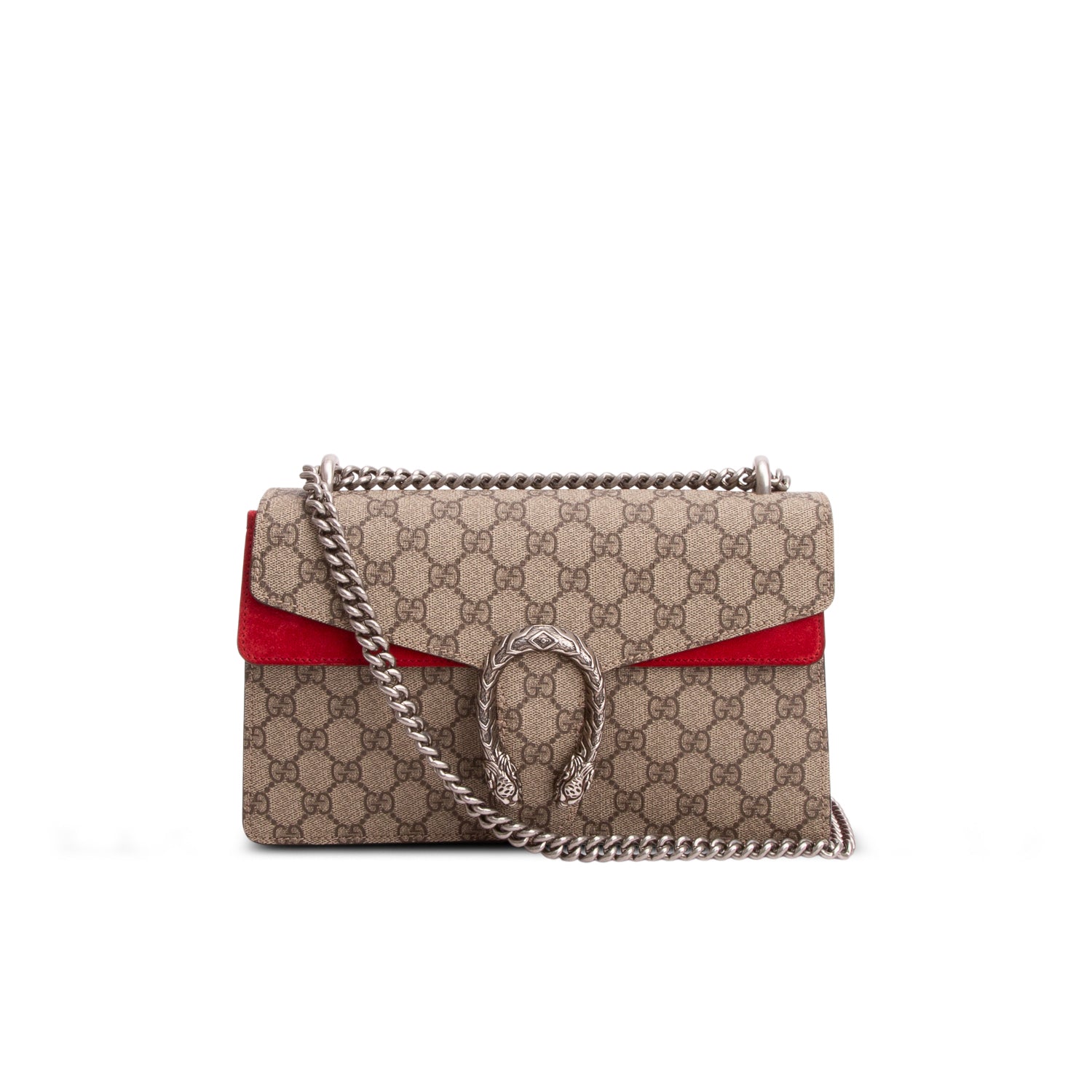 Gucci GG Supreme Monogram Medium Dionysus Shoulder Bag w/ Box
