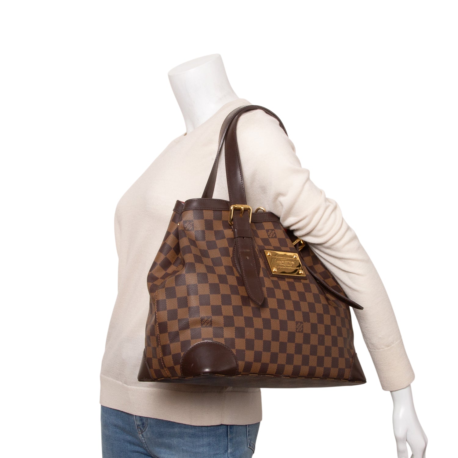 Louis Vuitton Damier Ebene Hampstead MM