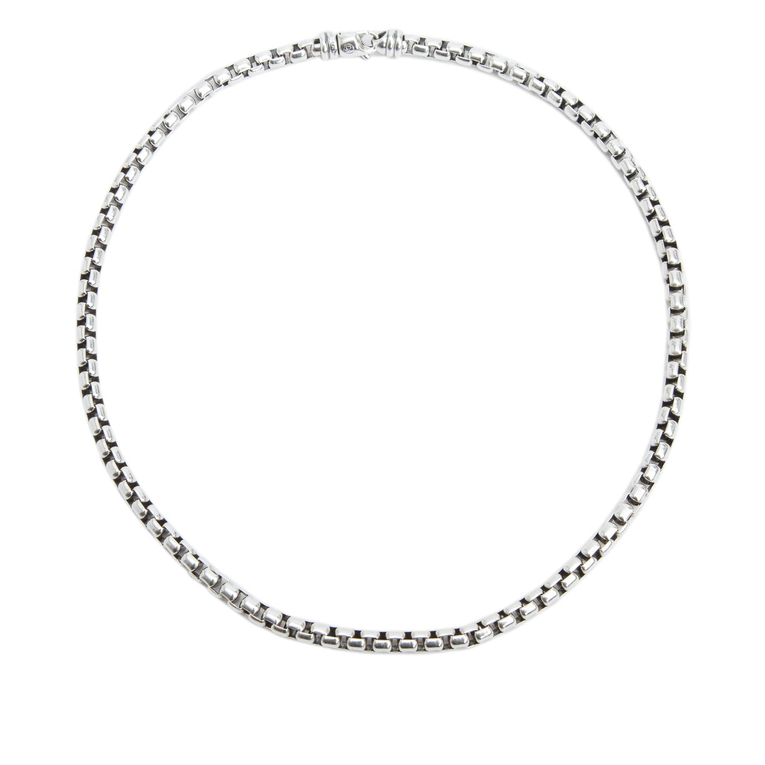 David Yurman Sterling Silver 5 MM Box Chain Necklace, 18"
