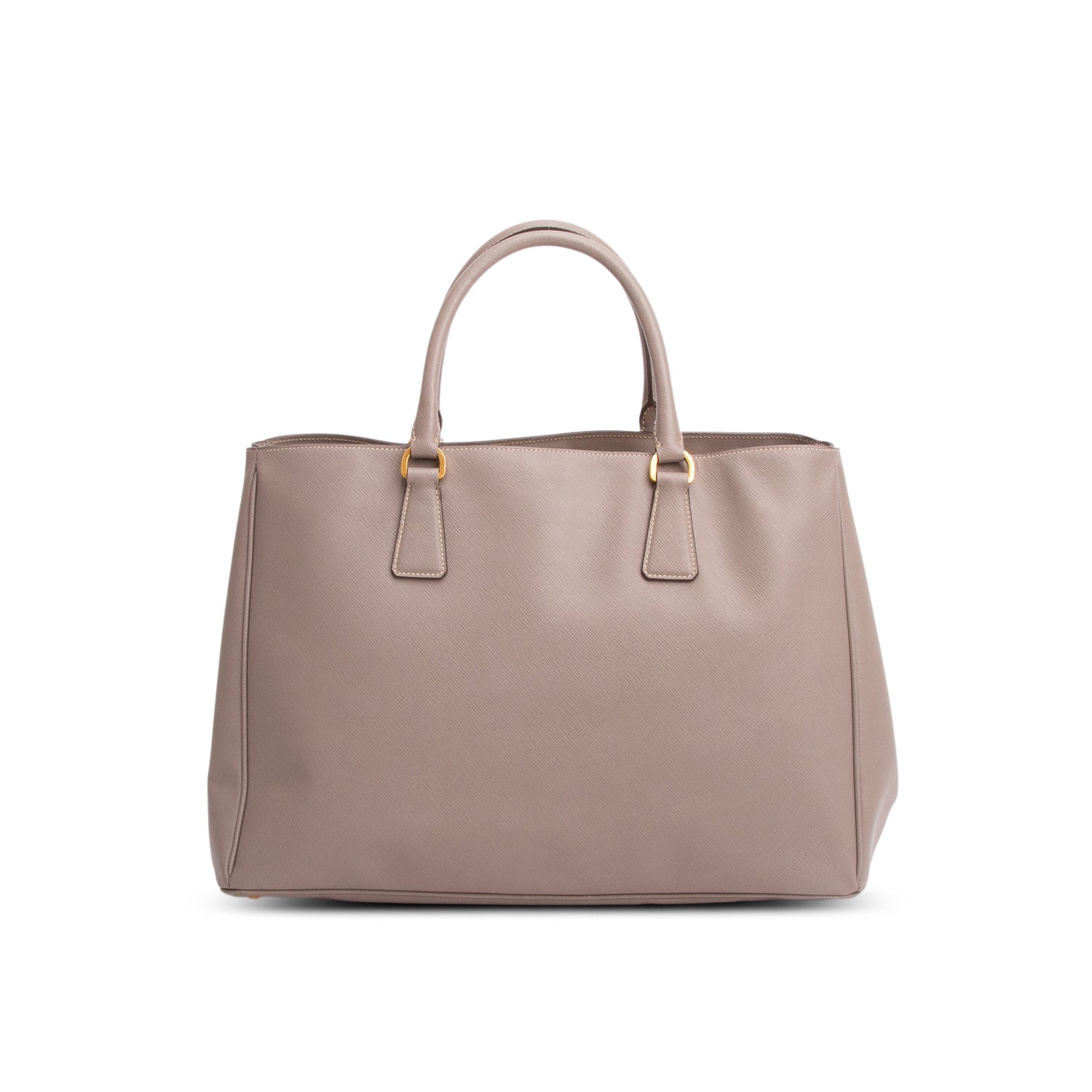 Prada Grey Saffiano Lux Large Tote w/ Authenticity Card