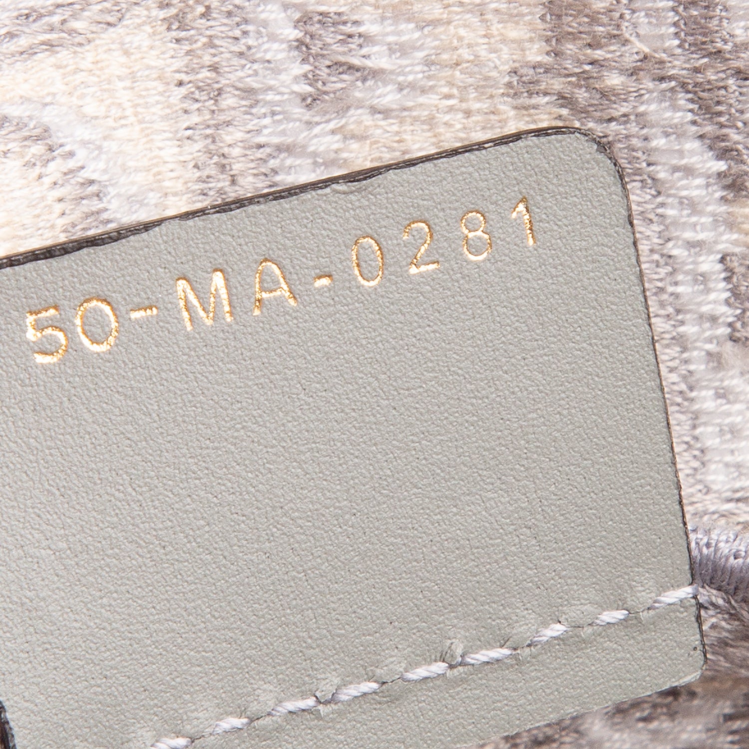 Christian Dior 2021 Grey Oblique Slim Saddle Pouch