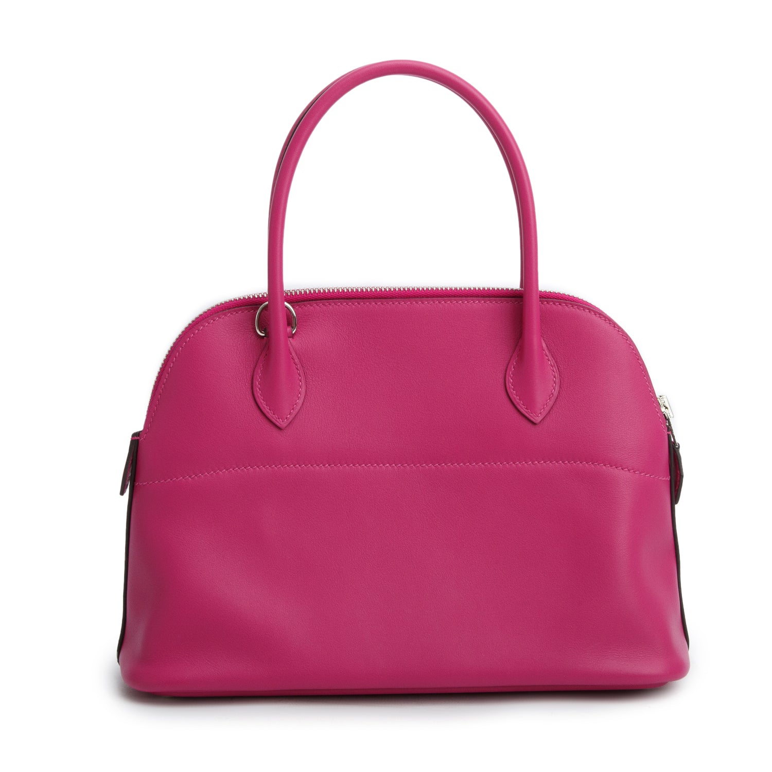 Hermes Rose Pourpre Swift Bolide 27 w/ Strap