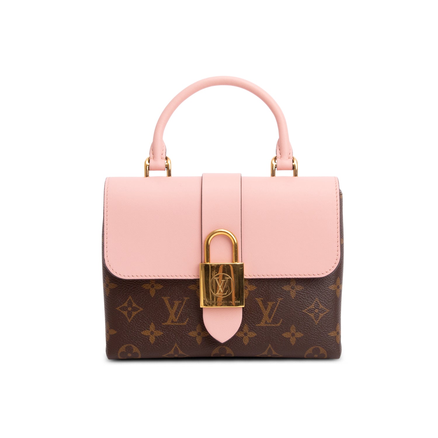 Louis Vuitton Monogram Pink Leather Locky BB w/ Strap