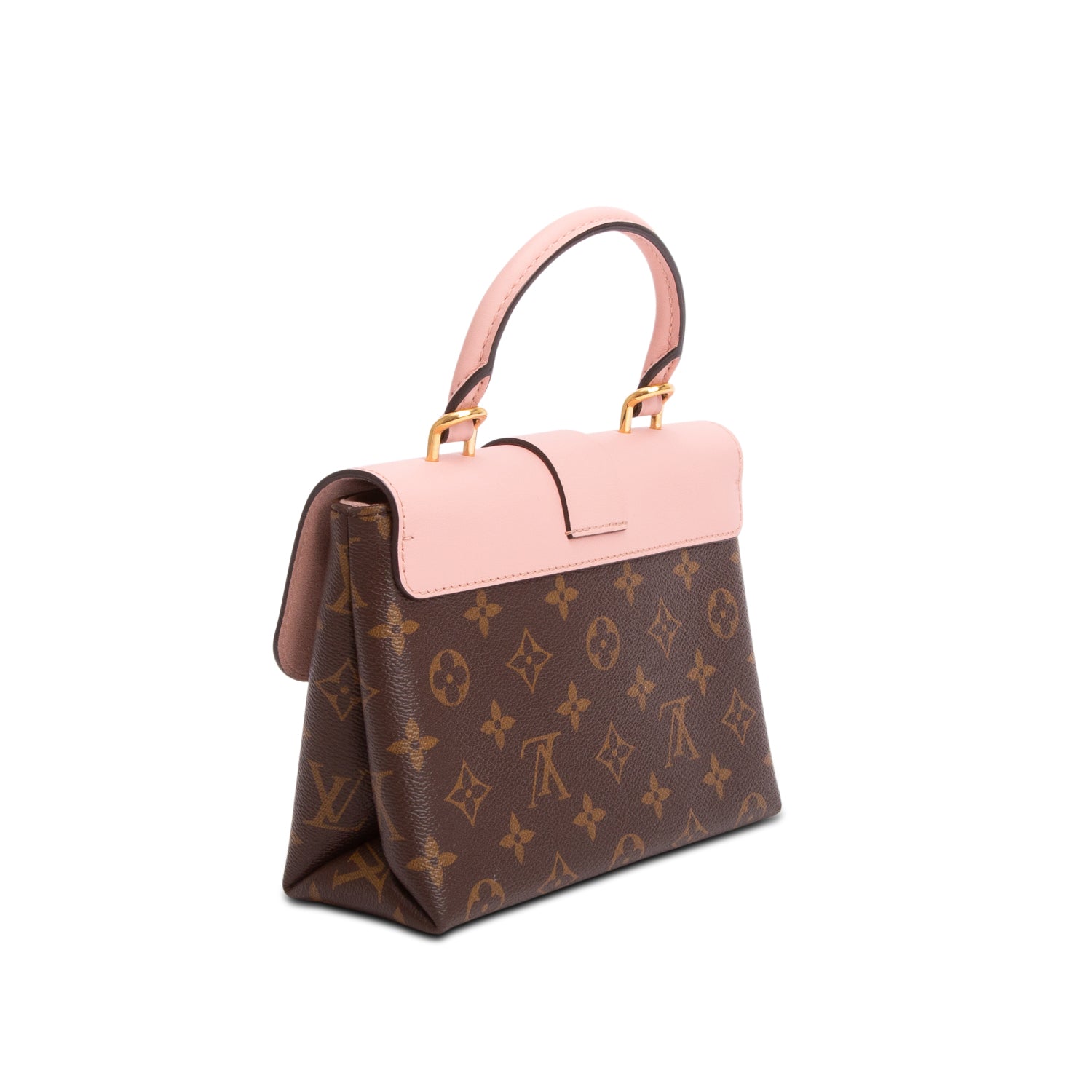 Louis Vuitton Monogram Pink Leather Locky BB w/ Strap
